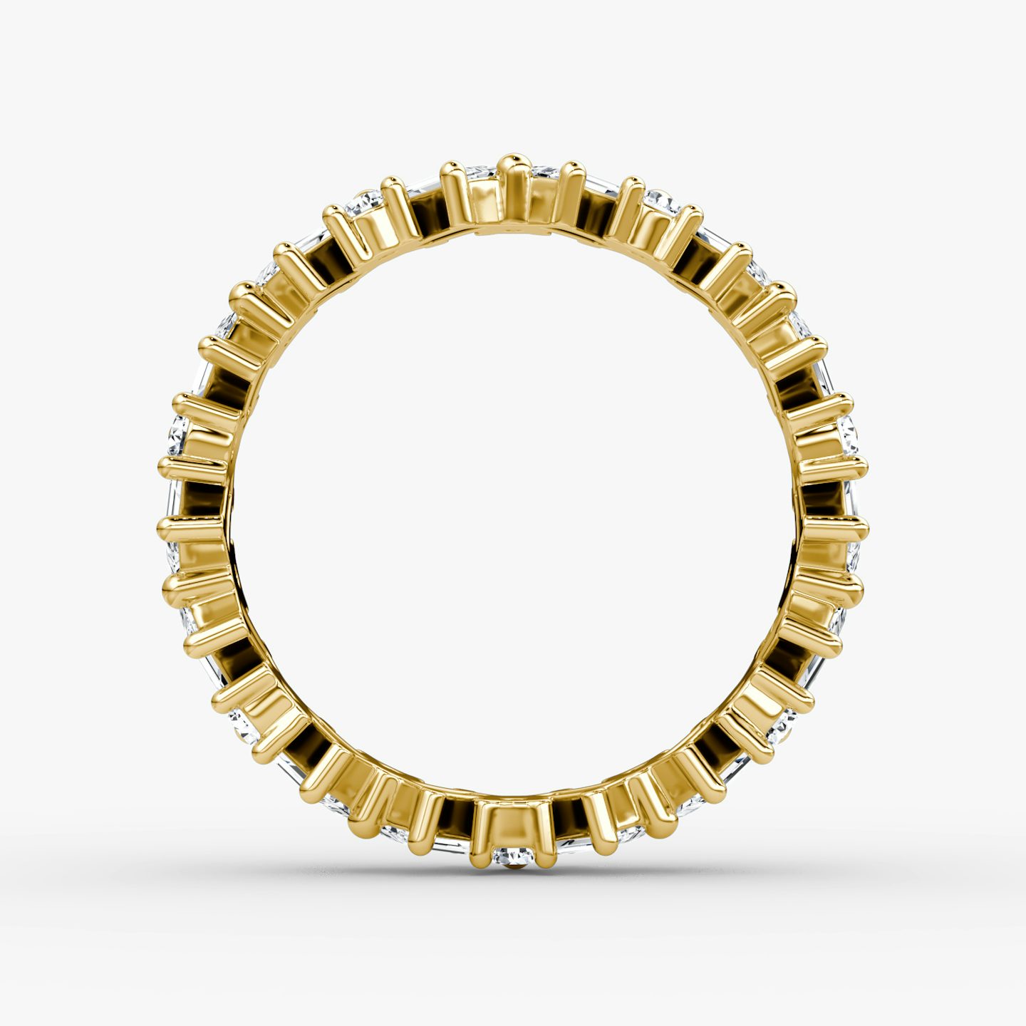 Alianza Mixed Shape Eternity | Brillante y Baguette | 18k | Oro amarillo