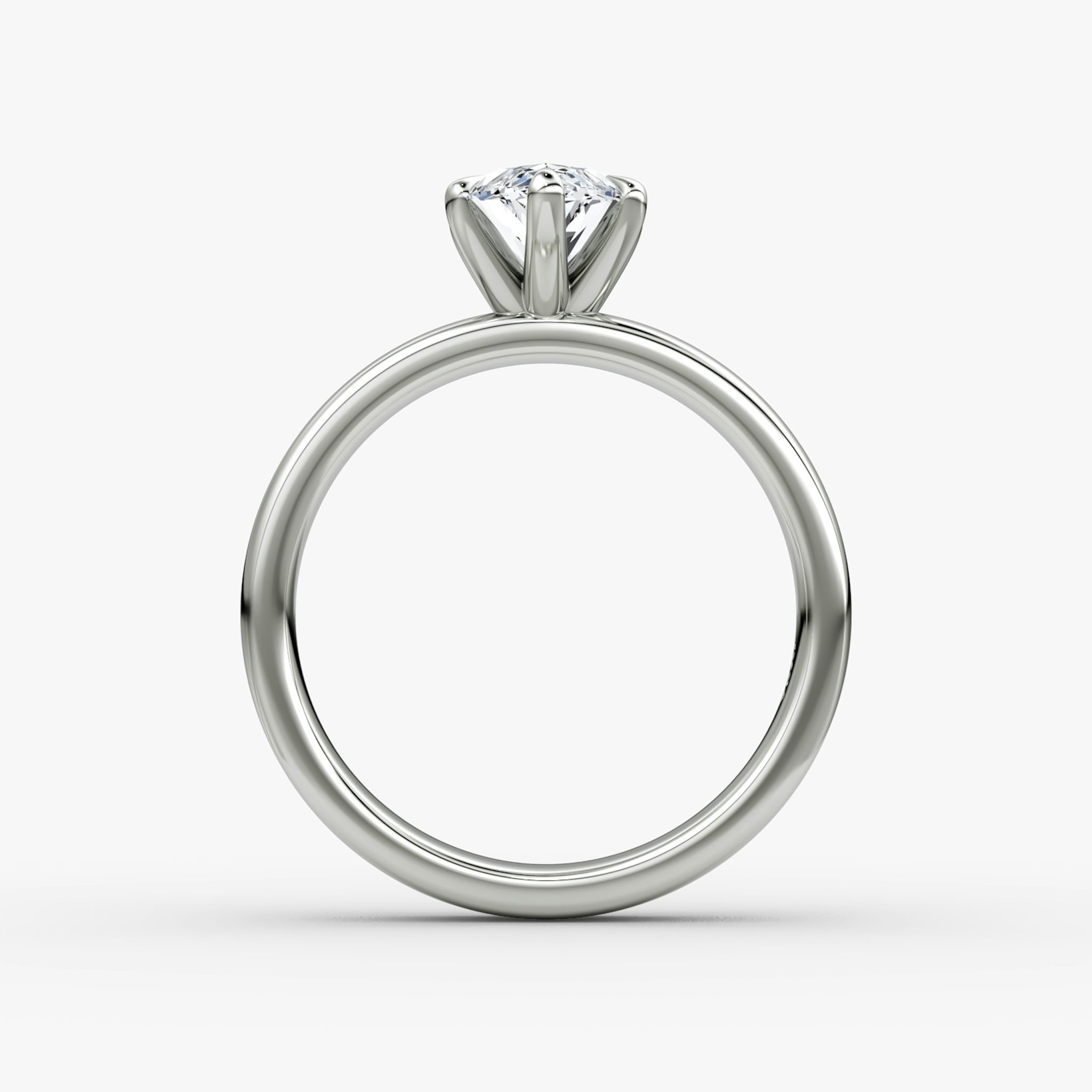 Cigar Band Solitaire | Marquise | 18k | White Gold | bandWidth: 4mm | diamondOrientation: vertical | caratWeight: other