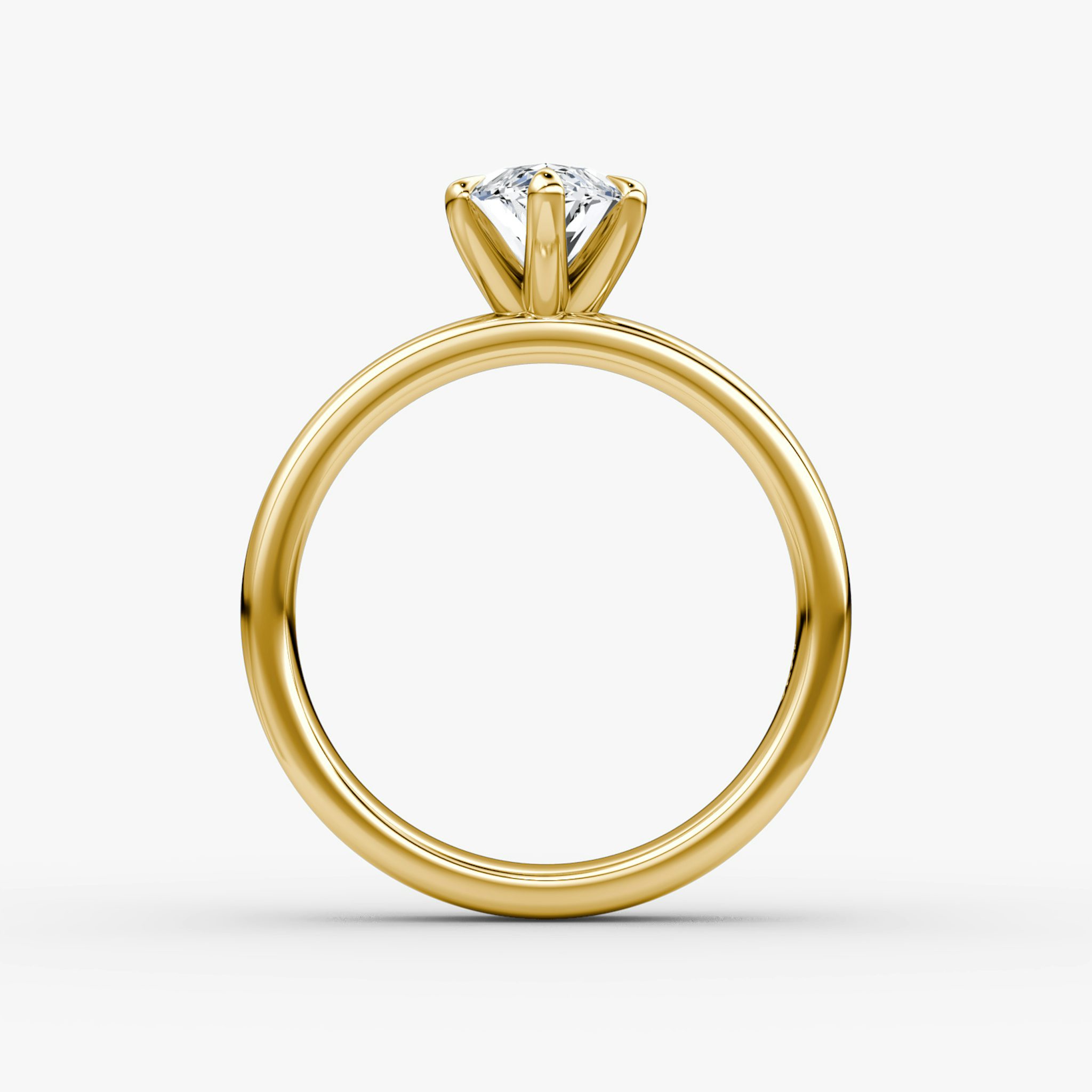 Cigar Band Solitaire | Marquise | 18k | Yellow Gold | bandWidth: 4mm | diamondOrientation: vertical | caratWeight: other
