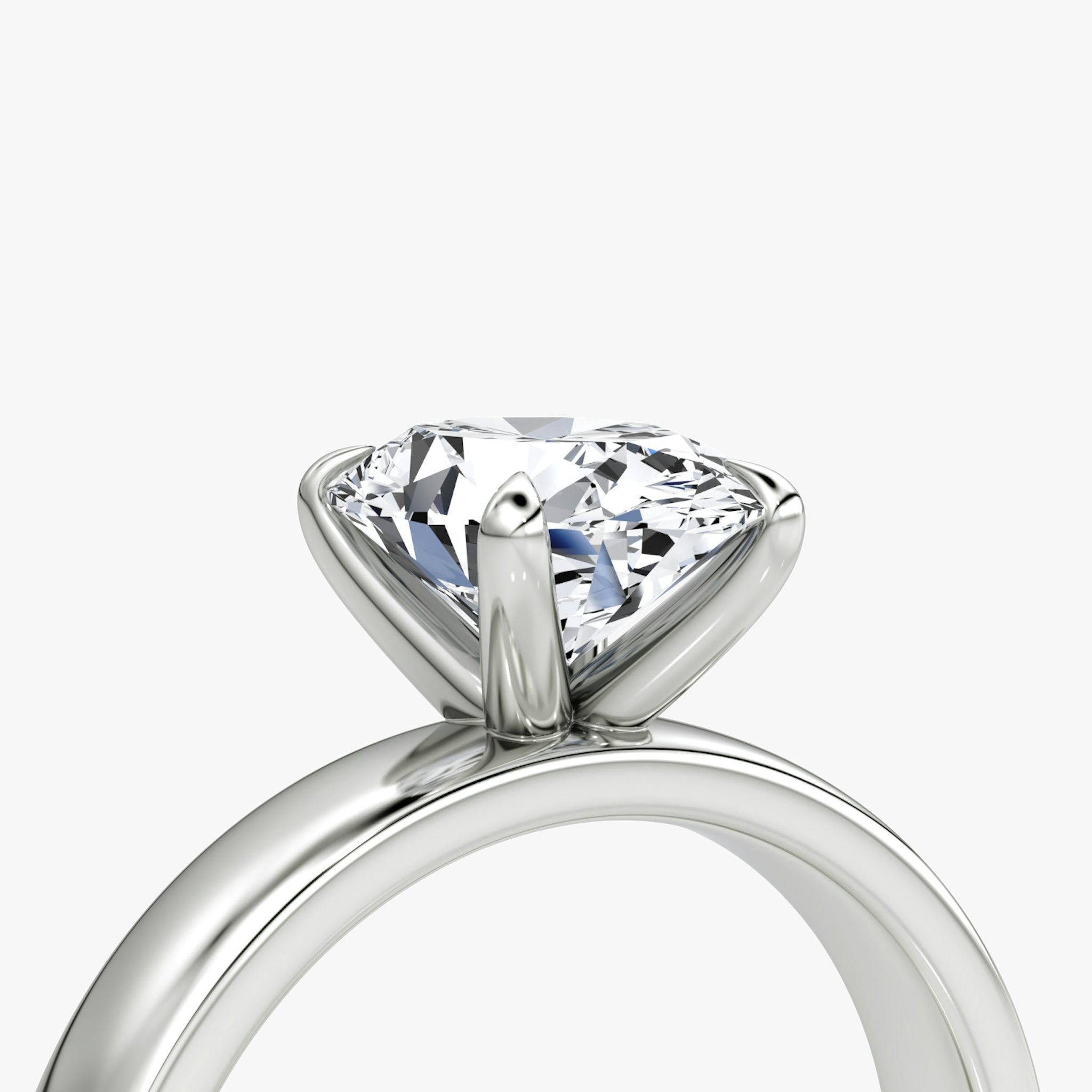 Cigar Band Solitaire | Oval | Platinum | bandWidth: 4mm | diamondOrientation: vertical | caratWeight: other