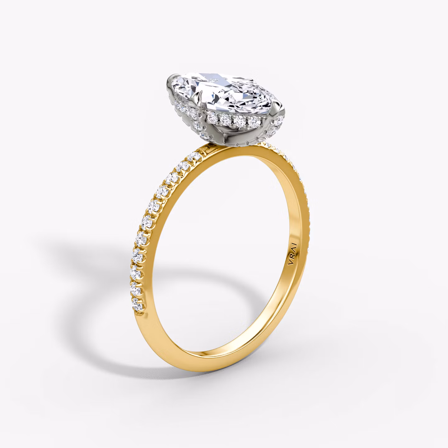 The Classic Hidden Halo Marquise | undefined