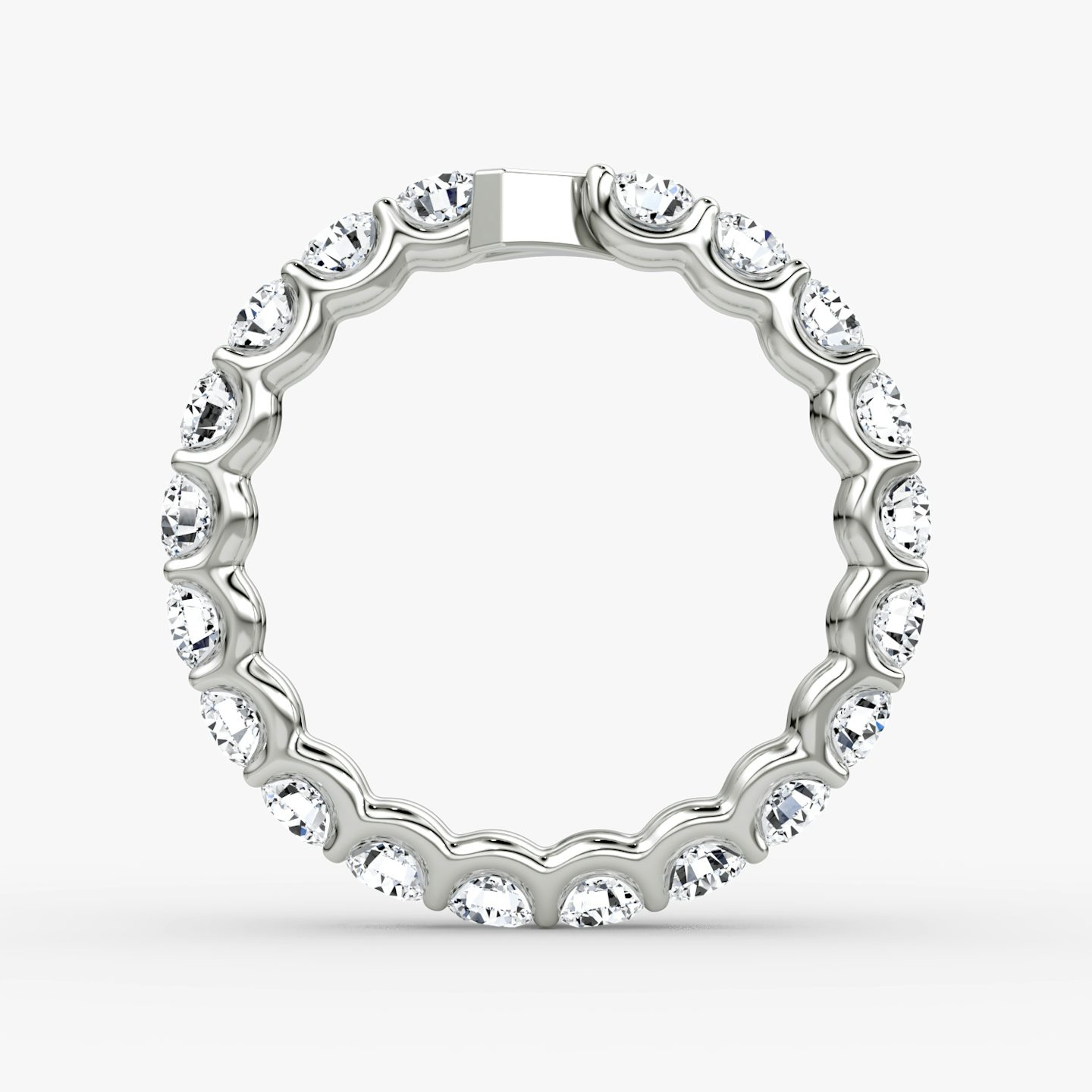 The V Eternity Band | Round Brilliant | Platinum | bandStyle: full | caratWeight: 2.0ct