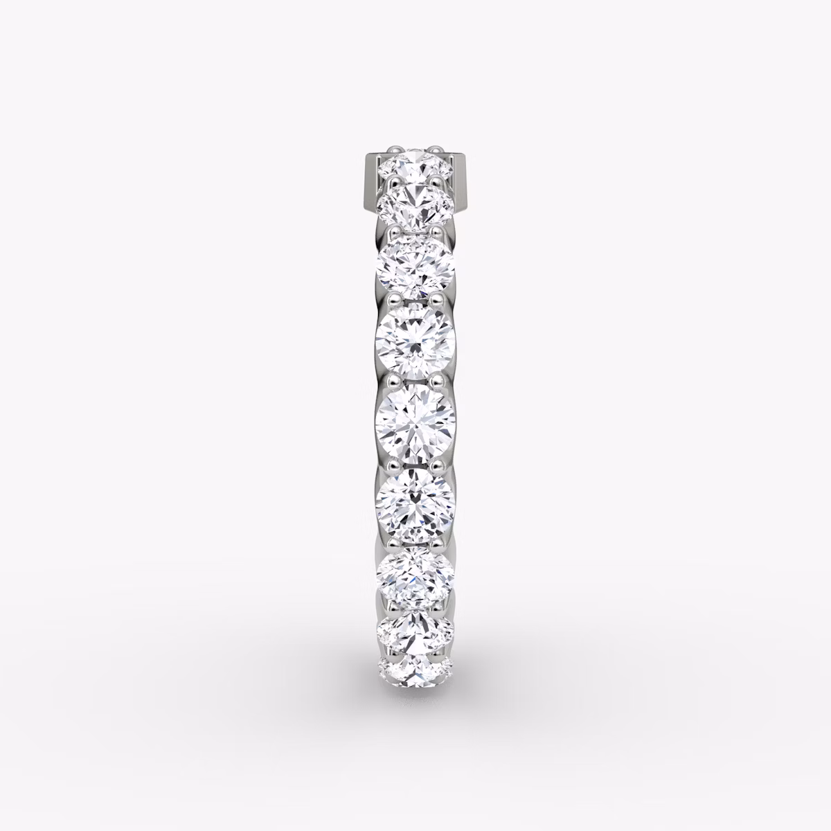 The V Eternity Band | Round Brilliant | Platinum | bandStyle: full | caratWeight: 2.0ct