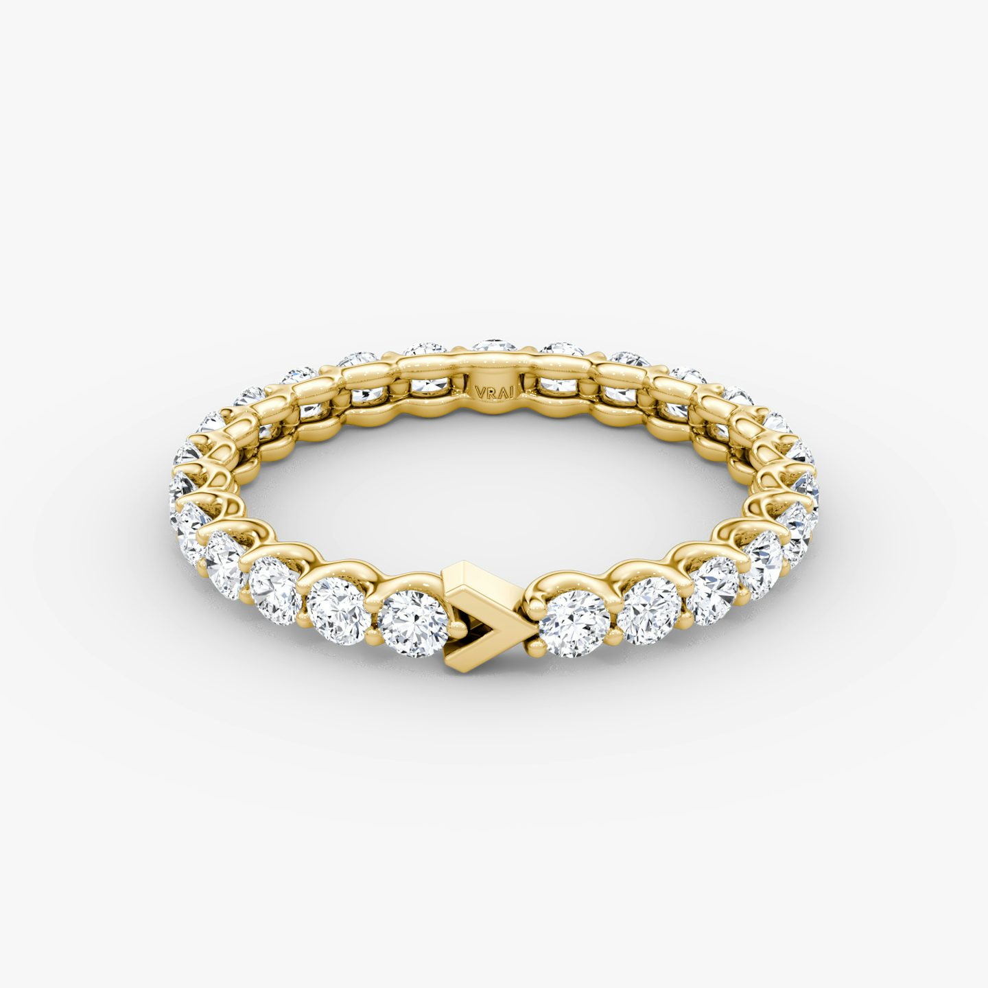 Alianza V Eternity | Brillante | 18k | Oro amarillo | bandStyle: full | caratWeight: 1.0ct