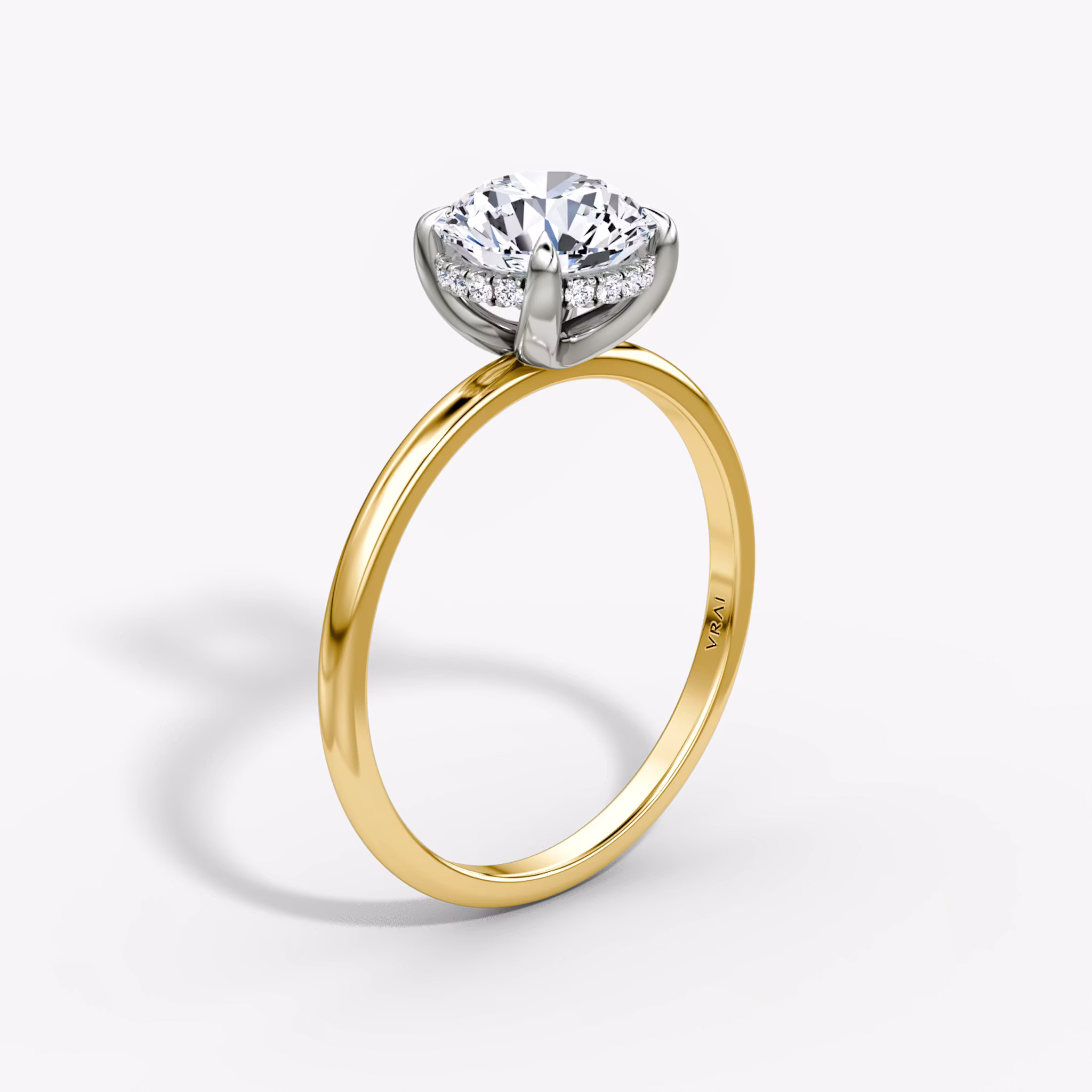 The Classic Hidden Halo Round Brilliant | undefined