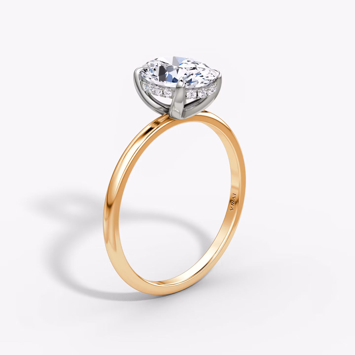 The Classic Hidden Halo Oval | undefined