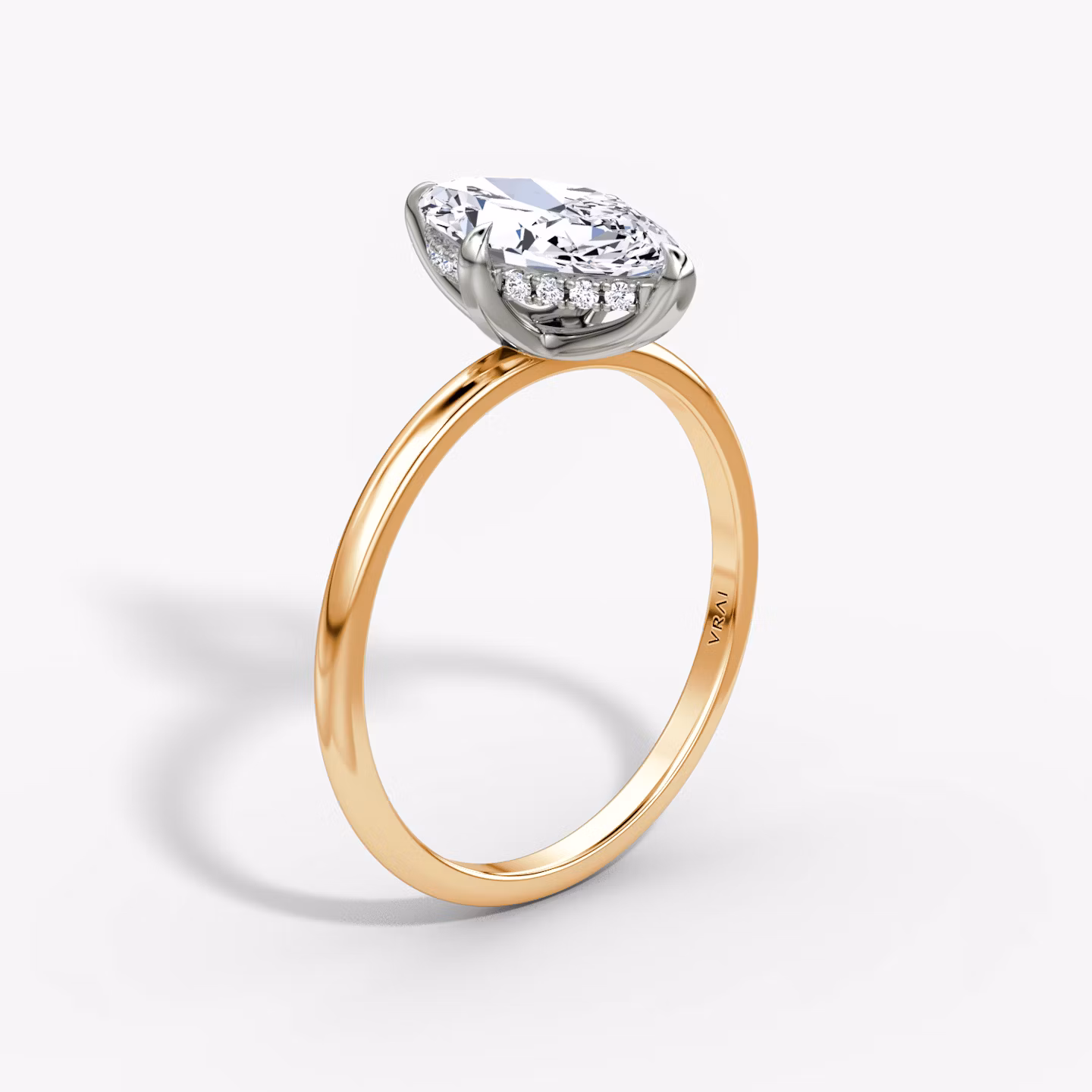 The Classic Hidden Halo Marquise | undefined