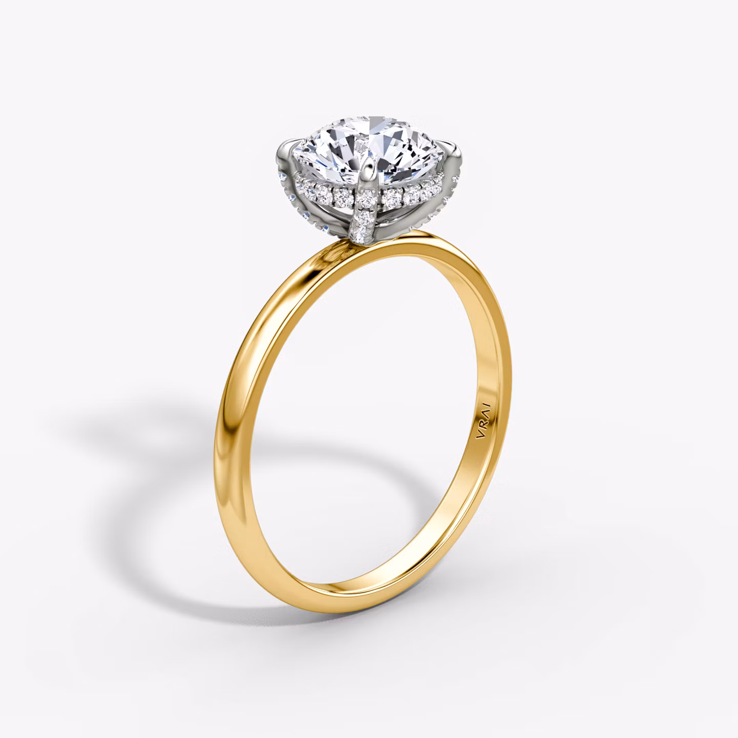 The Classic Hidden Halo Round Brilliant | undefined