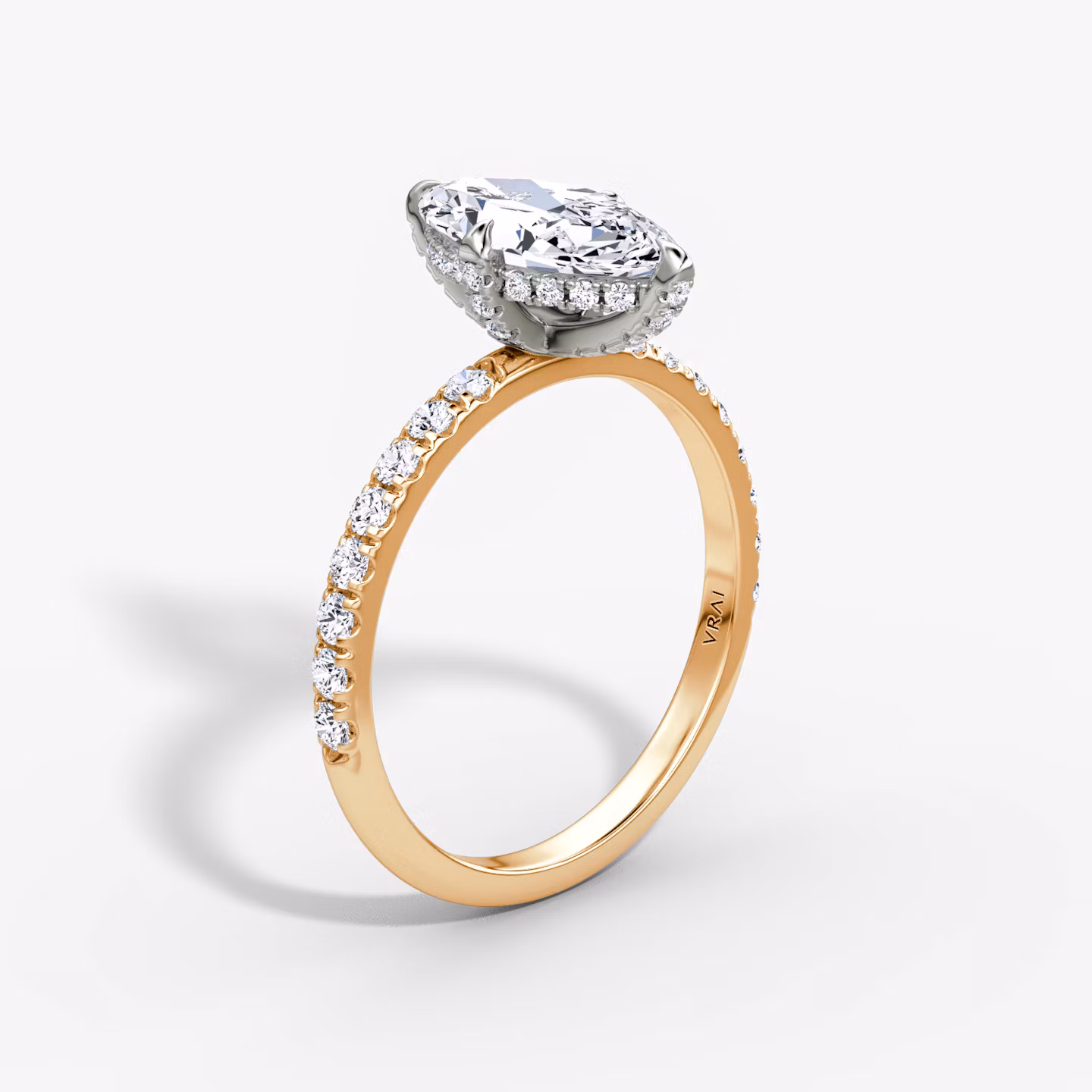 The Classic Hidden Halo Marquise | undefined