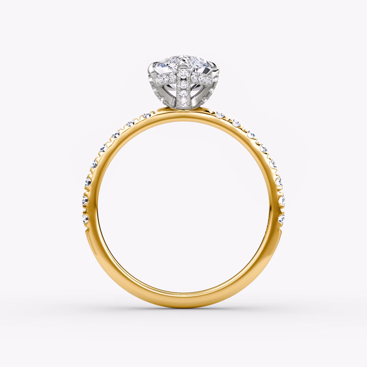 The Classic Hidden Halo Marquise | undefined