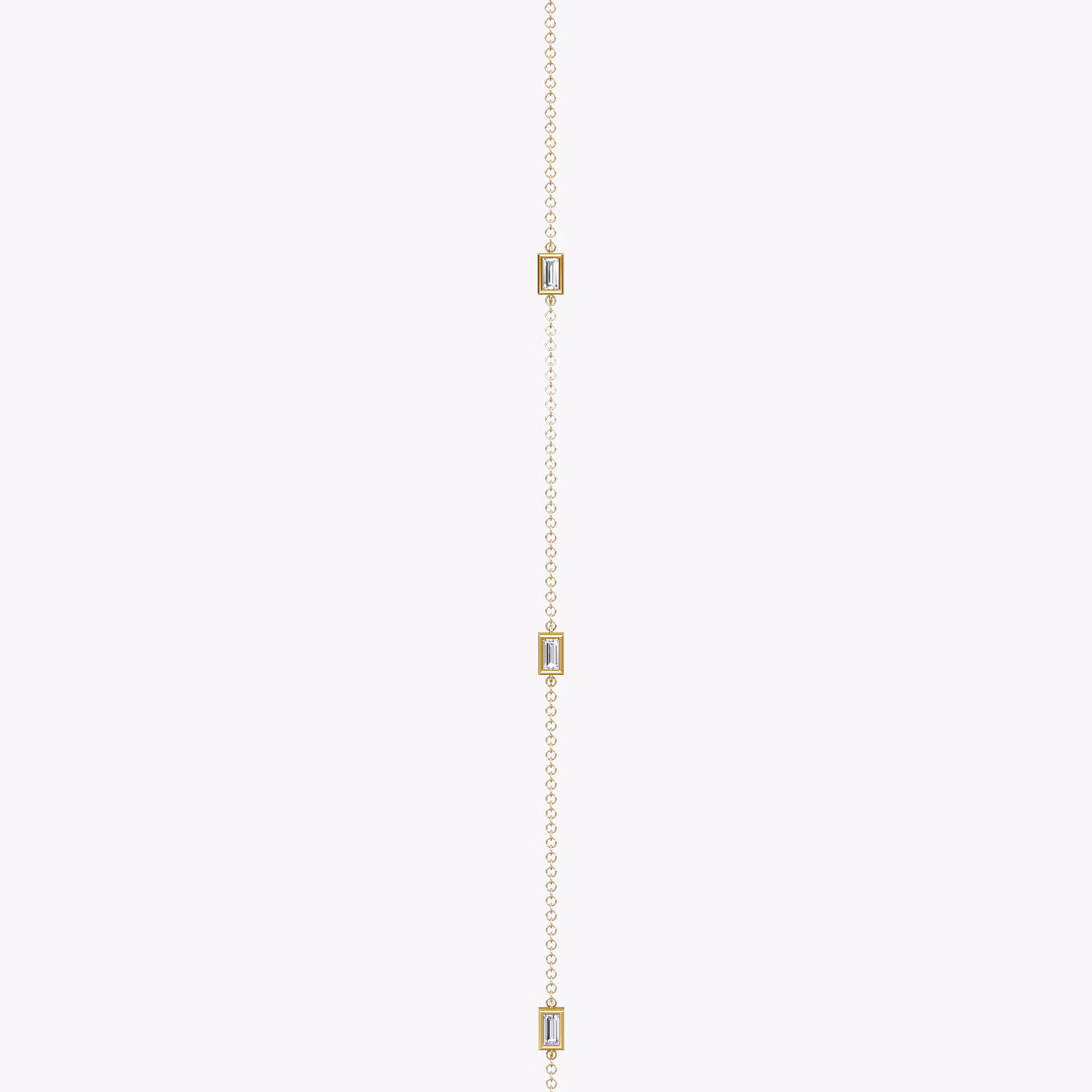 Mixed Shape Station Body Chain | trillion+marquise+pear+baguette+round-brilliant | 14k | Yellow Gold