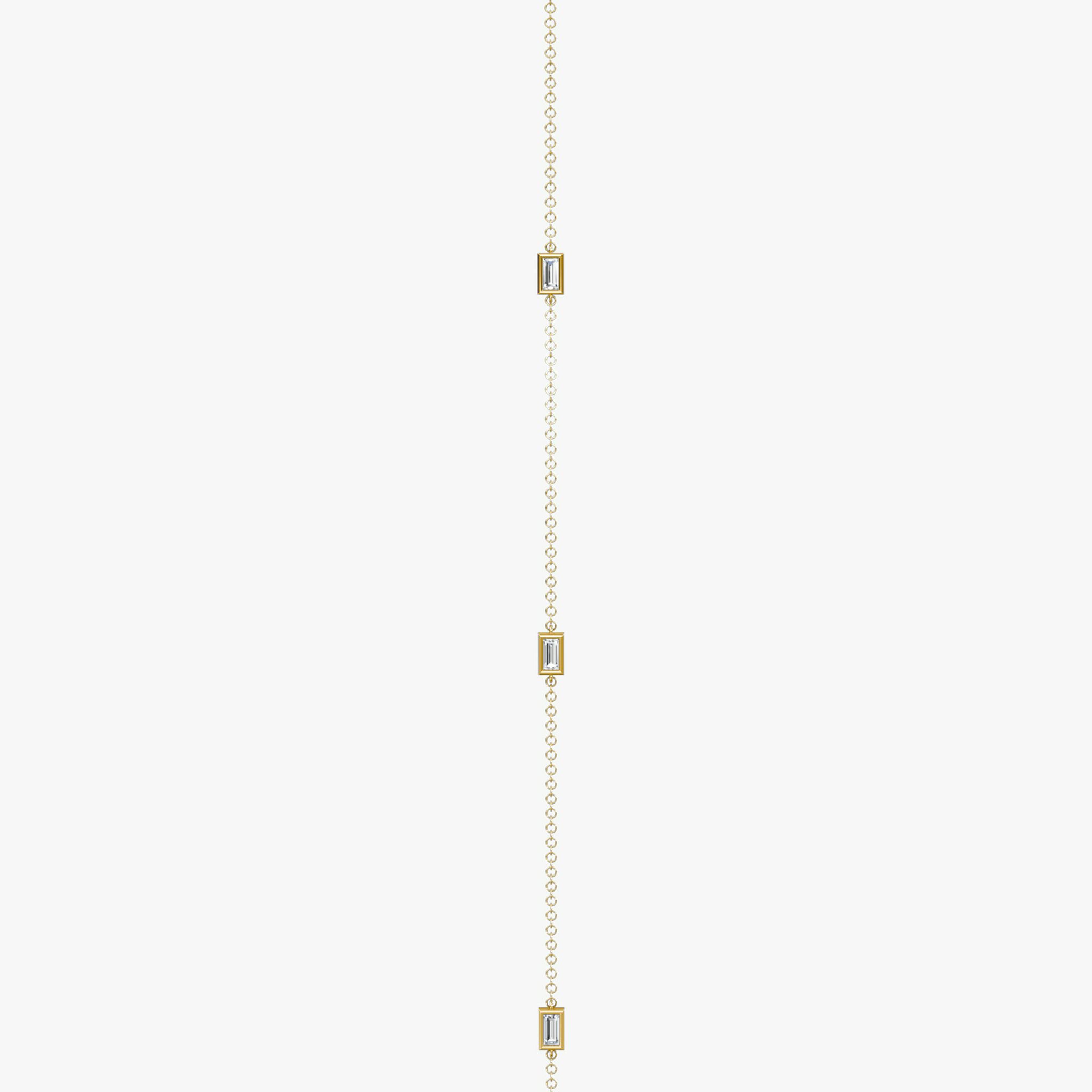 Mixed Shape Station Body Chain | trillion+marquise+pear+baguette+round-brilliant | 14k | Yellow Gold