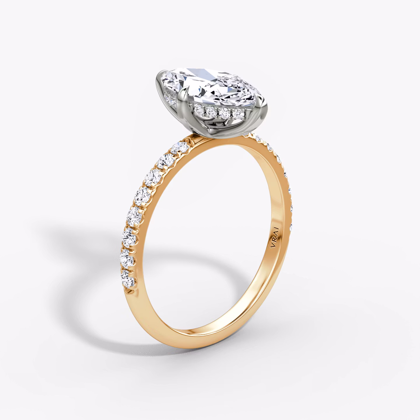 The Classic Hidden Halo Marquise | undefined