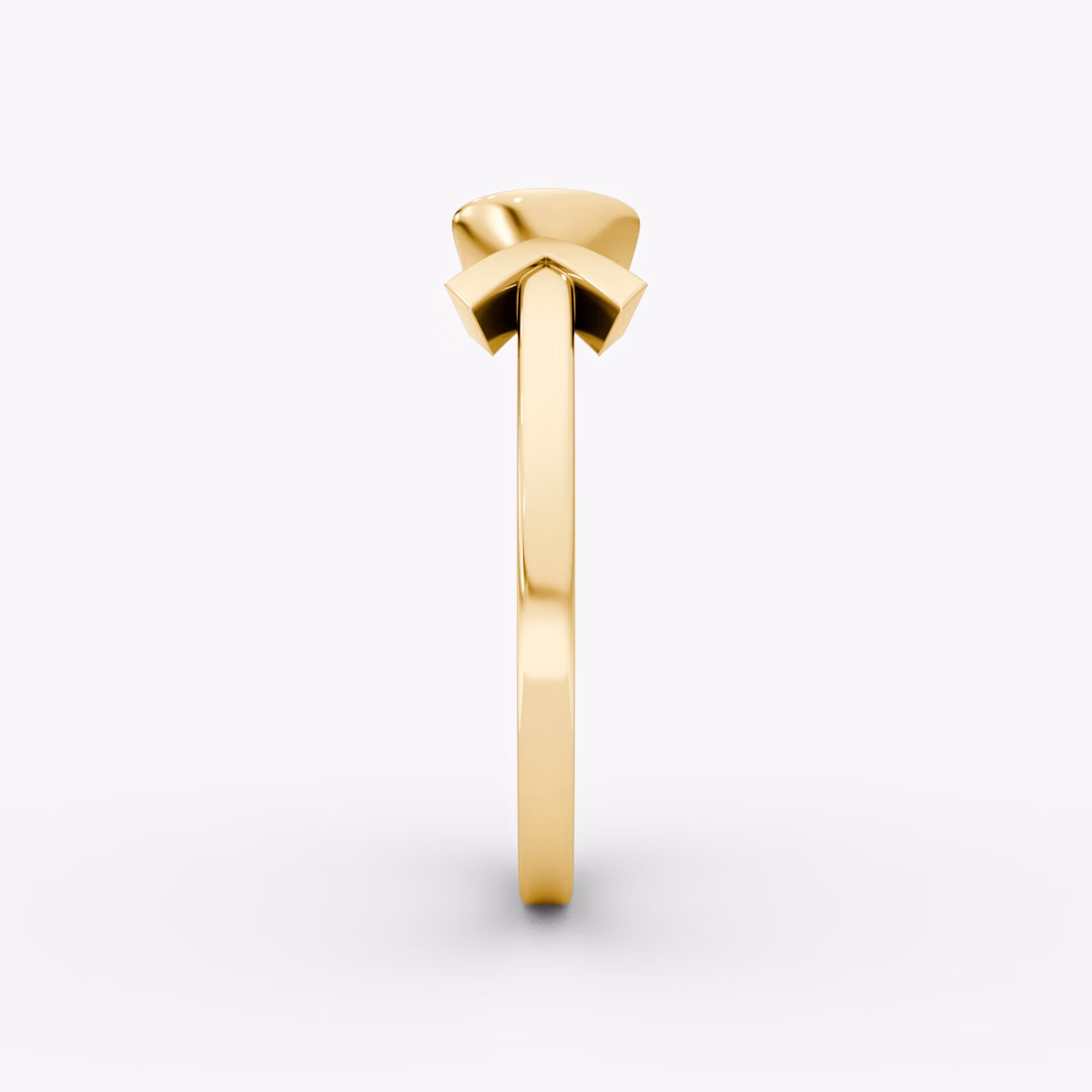 Arrow Cuff Ring | Round Brilliant | 14k | Yellow Gold | caratWeight: 0.40ct