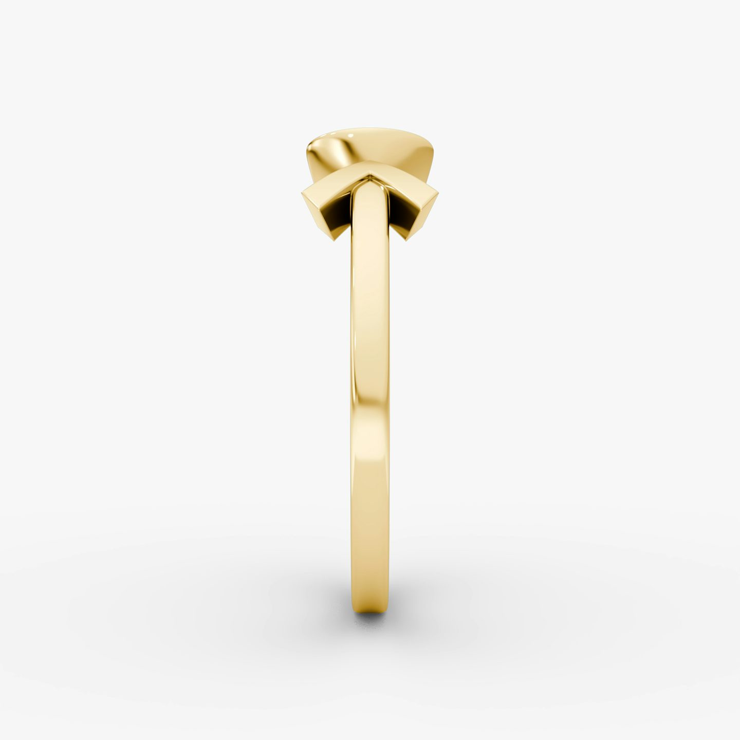 Bague Arrow Cuff | Rond Brillant | 14k | Or jaune | caratWeight: 0.40ct