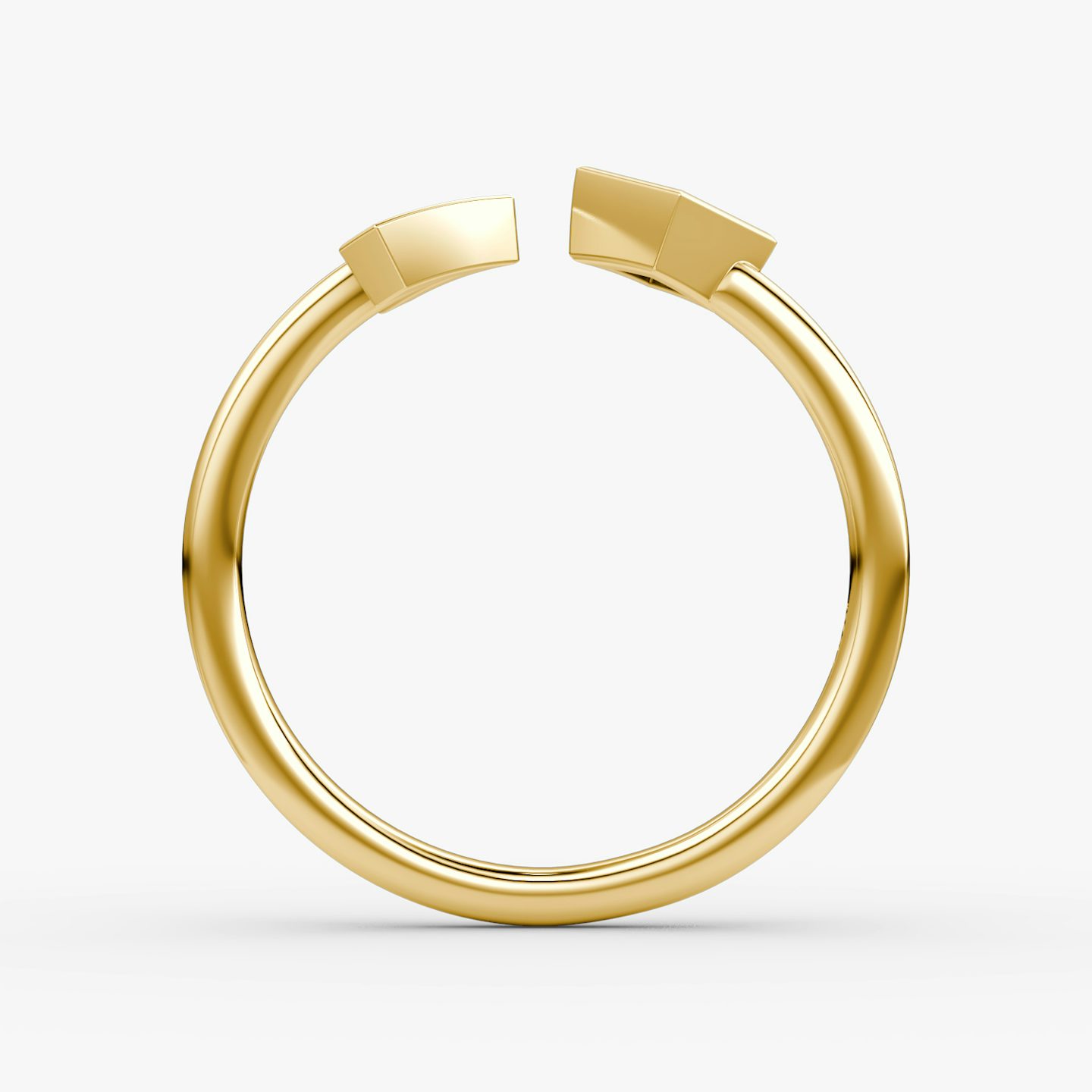 Arrow Cuff Ring | Princess | 14k | Yellow Gold | caratWeight: 0.15ct