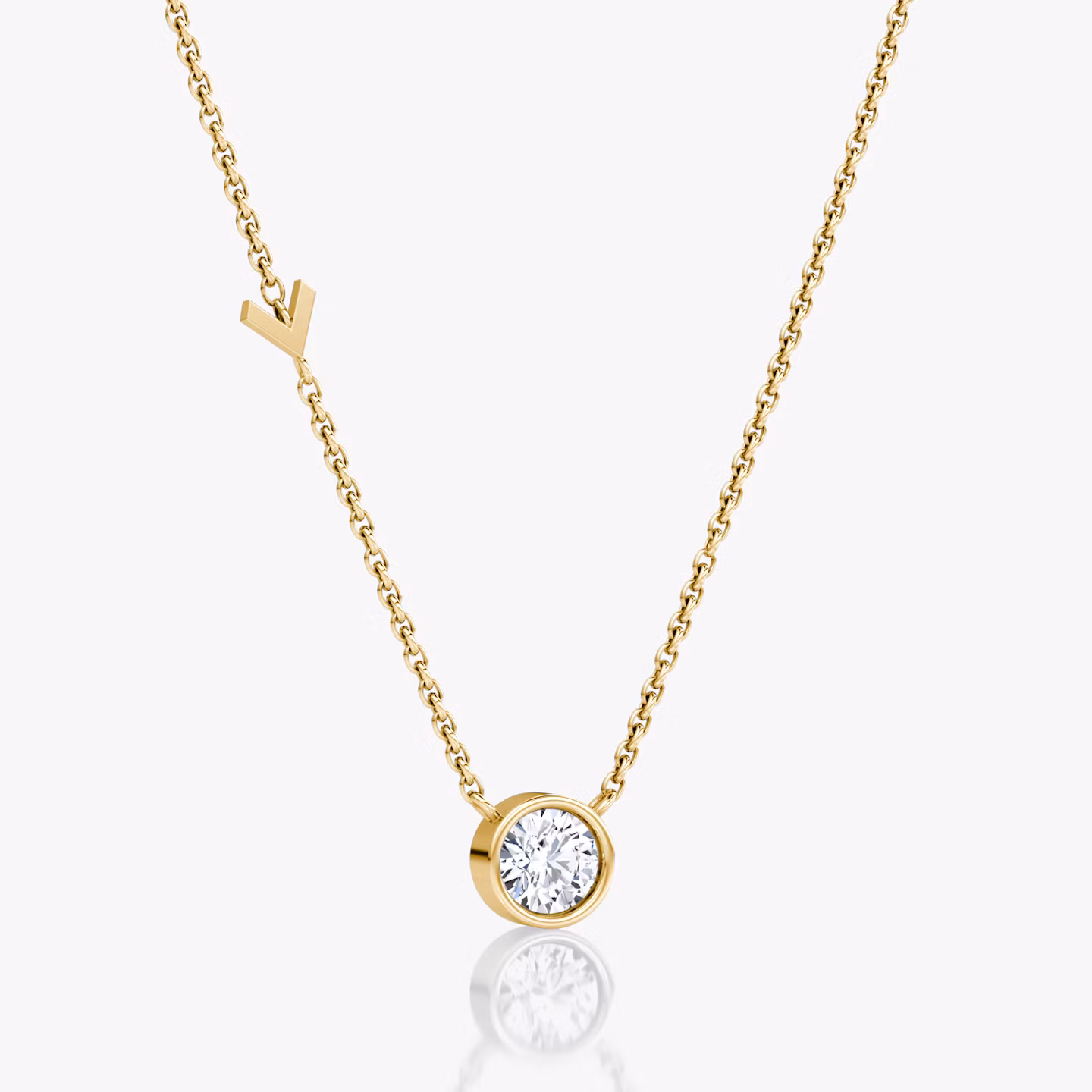 Collar Arrow Station | Brillante | 14k | Oro amarillo | caratWeight: 0.50ct