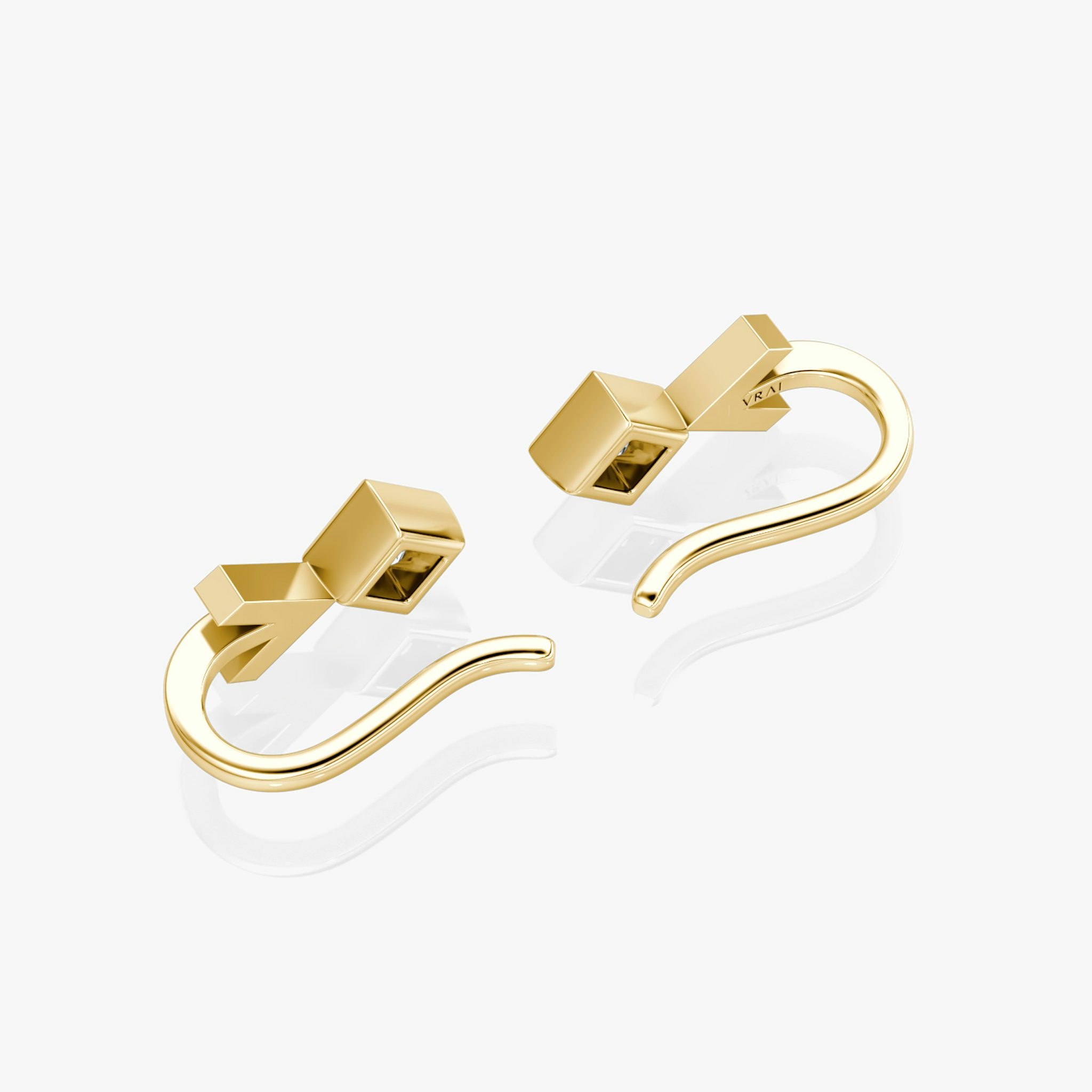 Arrow Cuff Earring | Princess | 14k | Yellow Gold | caratWeight: 0.25ct