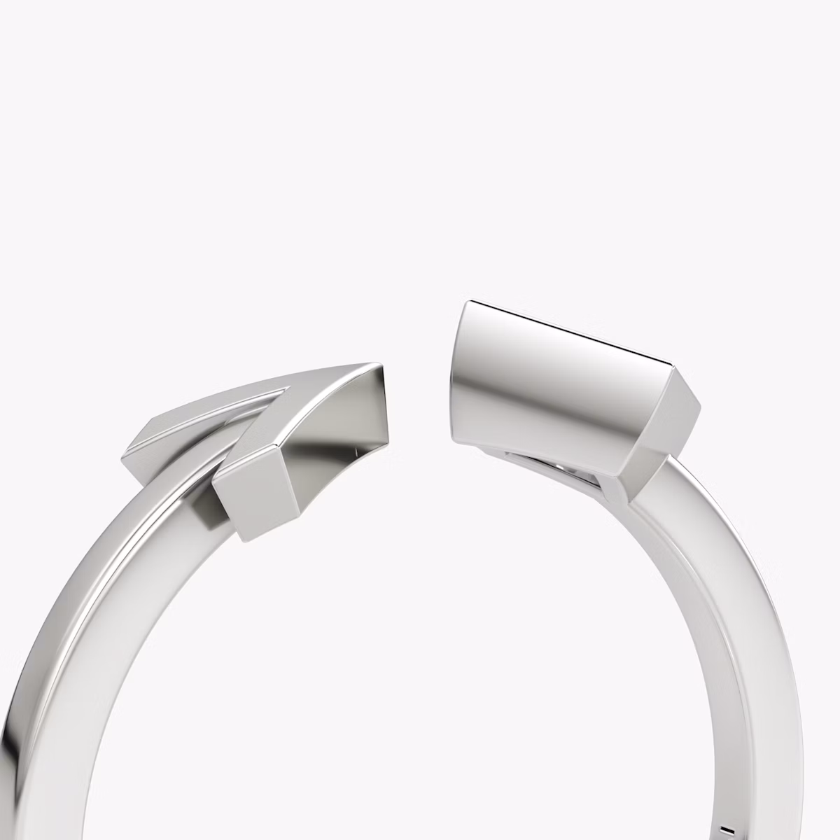 Arrow Cuff Ring | Princess | 14k | White Gold | caratWeight: 0.25ct