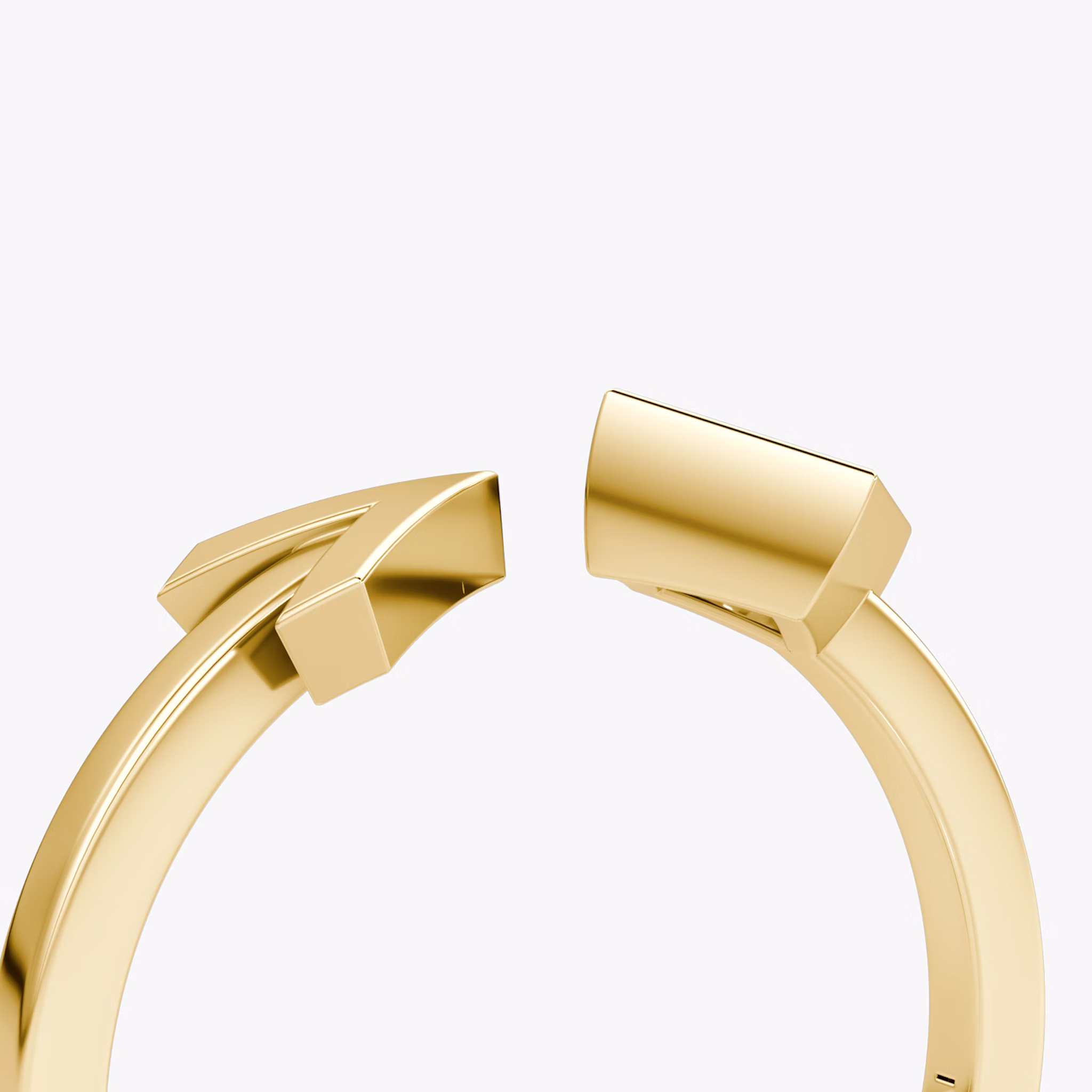 Arrow Cuff Ring | Princess | 14k | Yellow Gold | caratWeight: 0.25ct