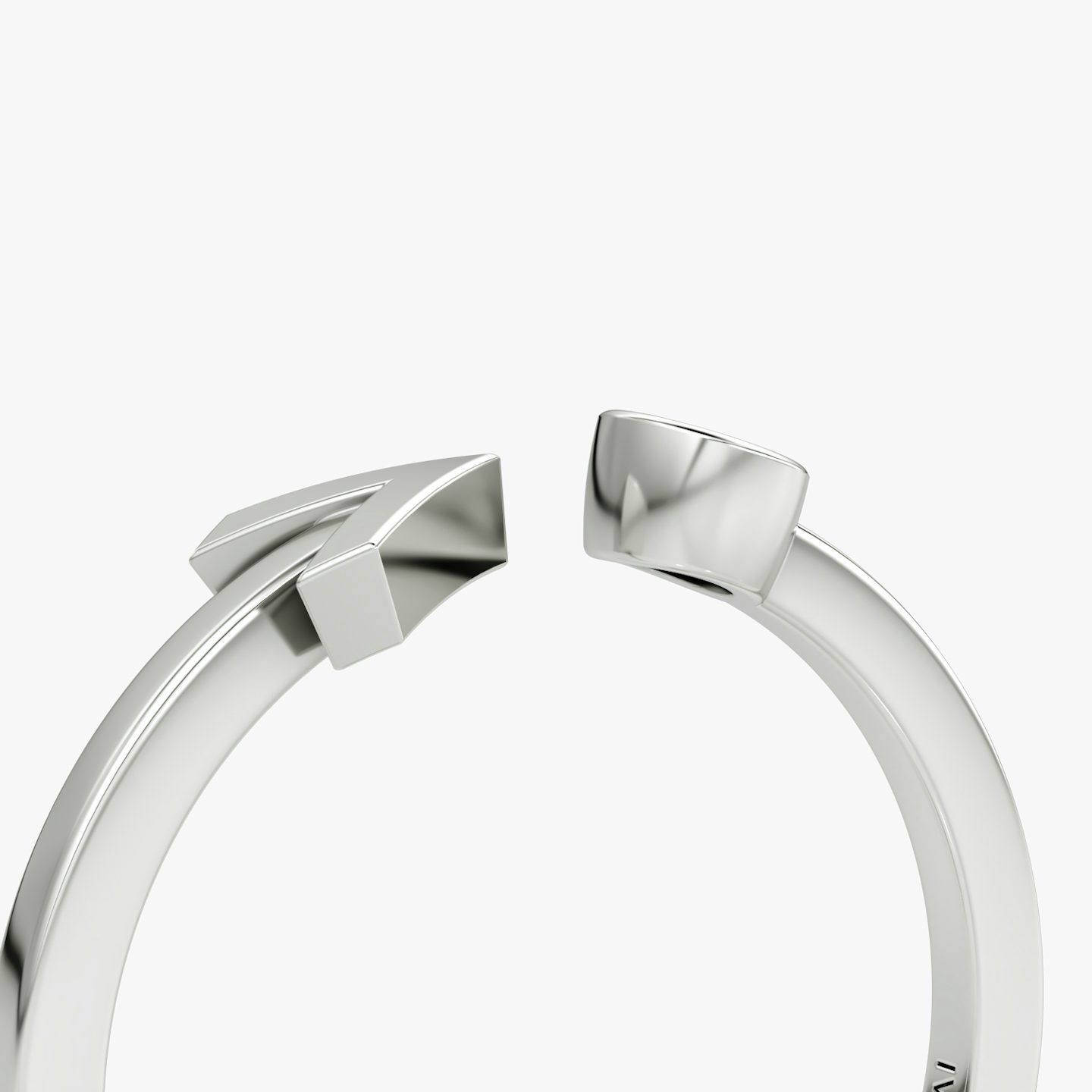 Anillo Arrow Cuff | Brillante | 14k | Oro blanco | caratWeight: 0.10ct