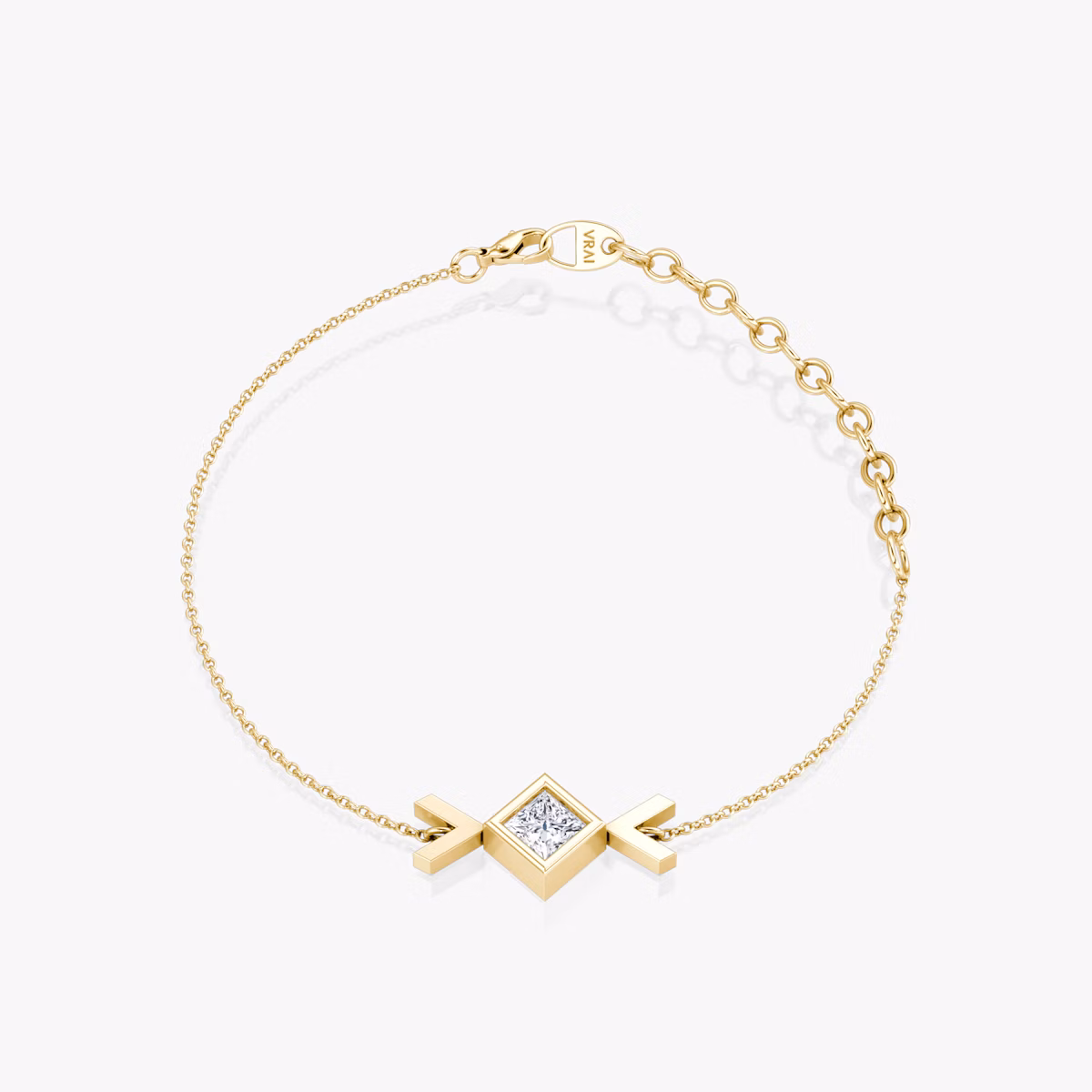 Arrow Bracelet | Princess | 14k | Yellow Gold | caratWeight: 0.25ct