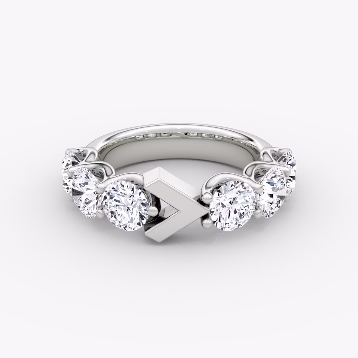Alianza V Eternity | Brillante | Platino | bandStyle: half | caratWeight: 3.0ct