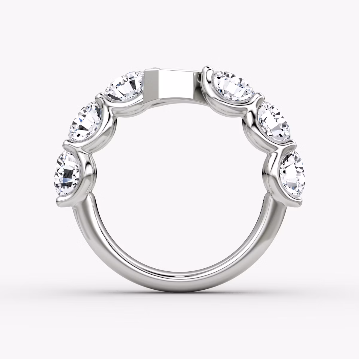 Alianza V Eternity | Brillante | Platino | bandStyle: half | caratWeight: 3.0ct