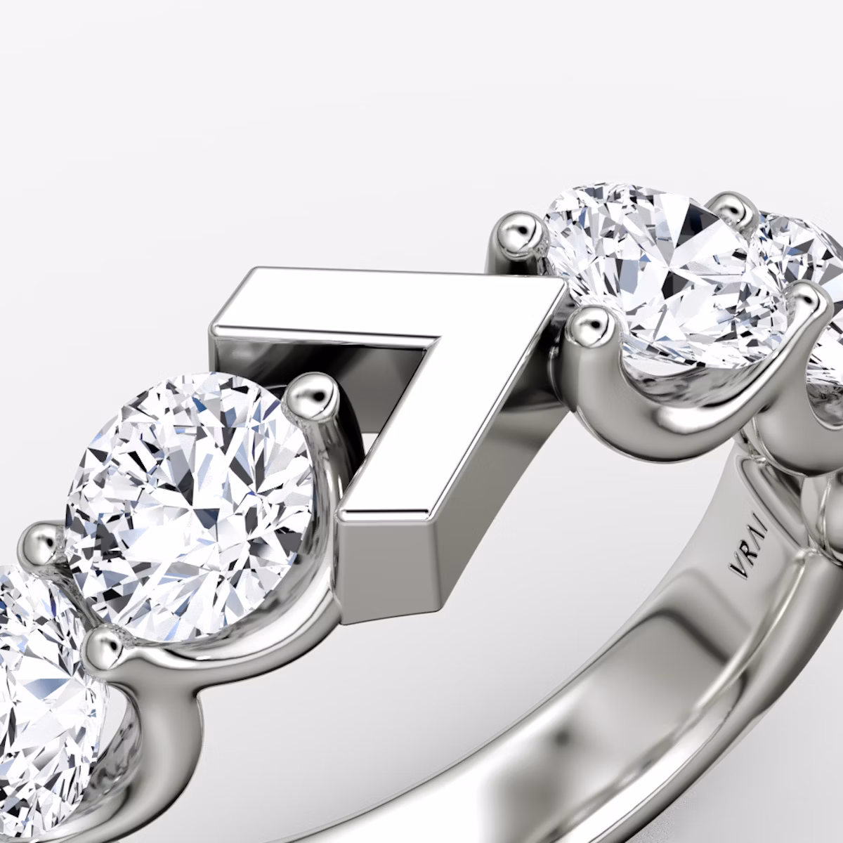 Alianza V Eternity | Brillante | Platino | bandStyle: half | caratWeight: 3.0ct