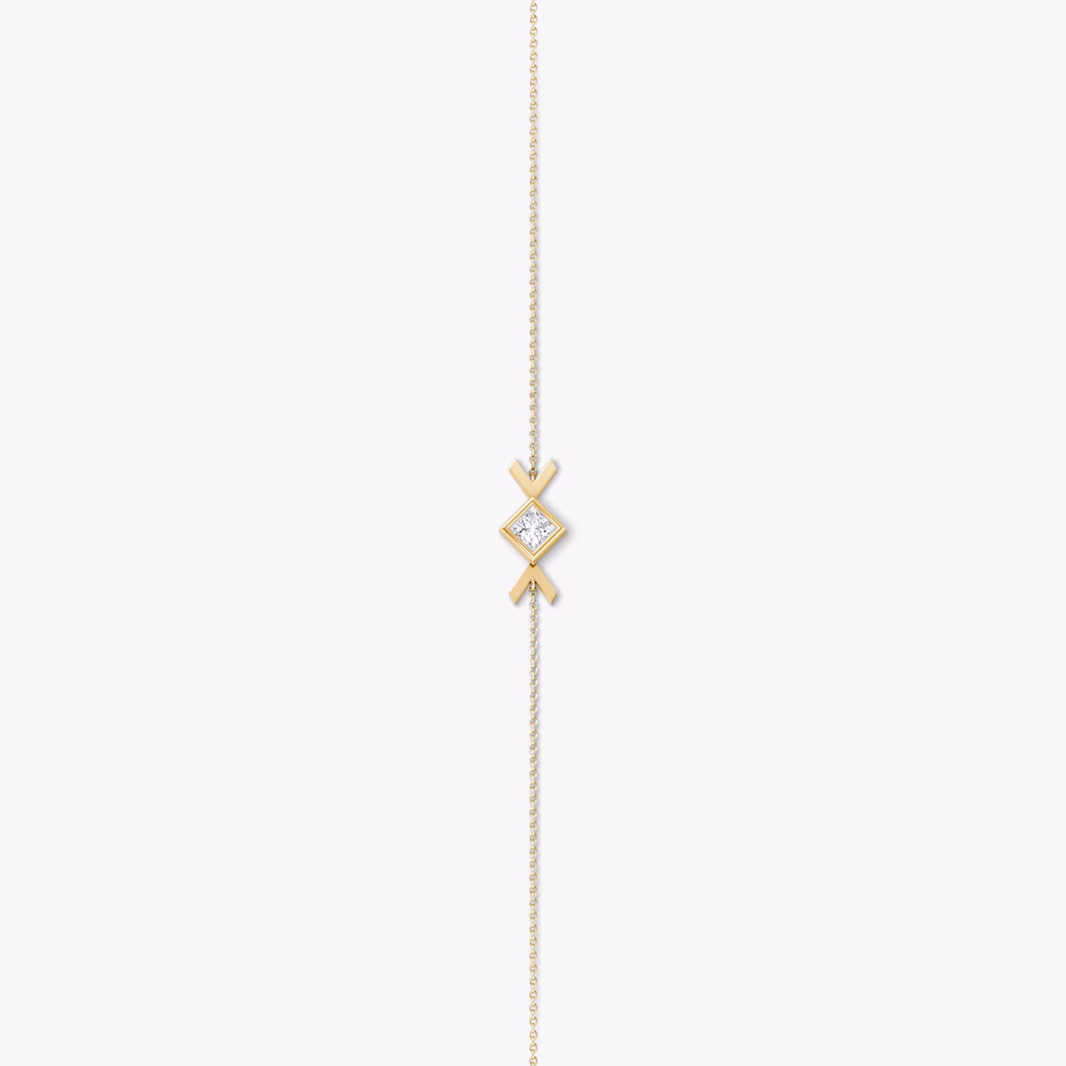 Arrow Bracelet | Princess | 14k | Yellow Gold | caratWeight: 0.15ct