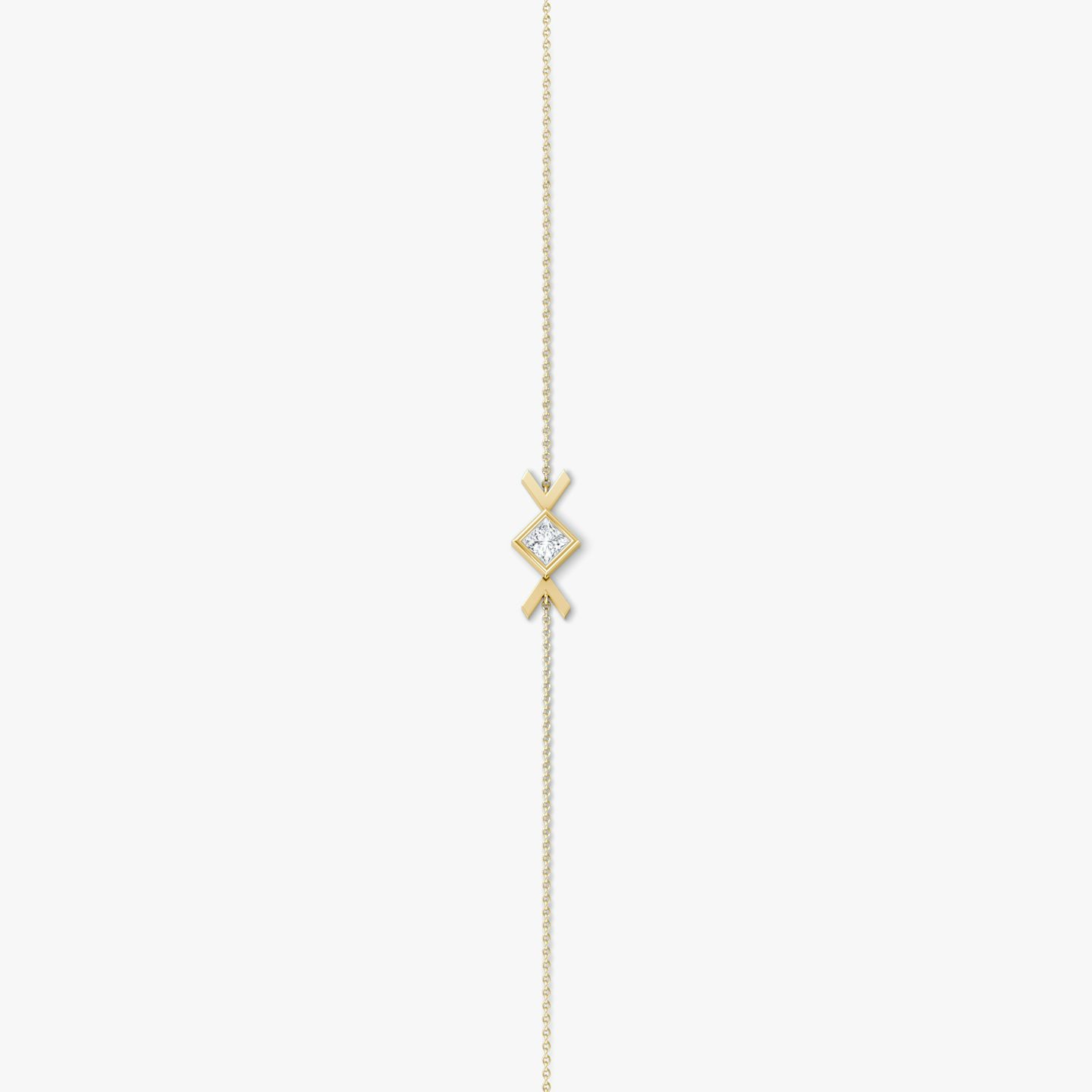 Arrow Armband | Princess | 14k | Gelbgold | caratWeight: 0.15ct