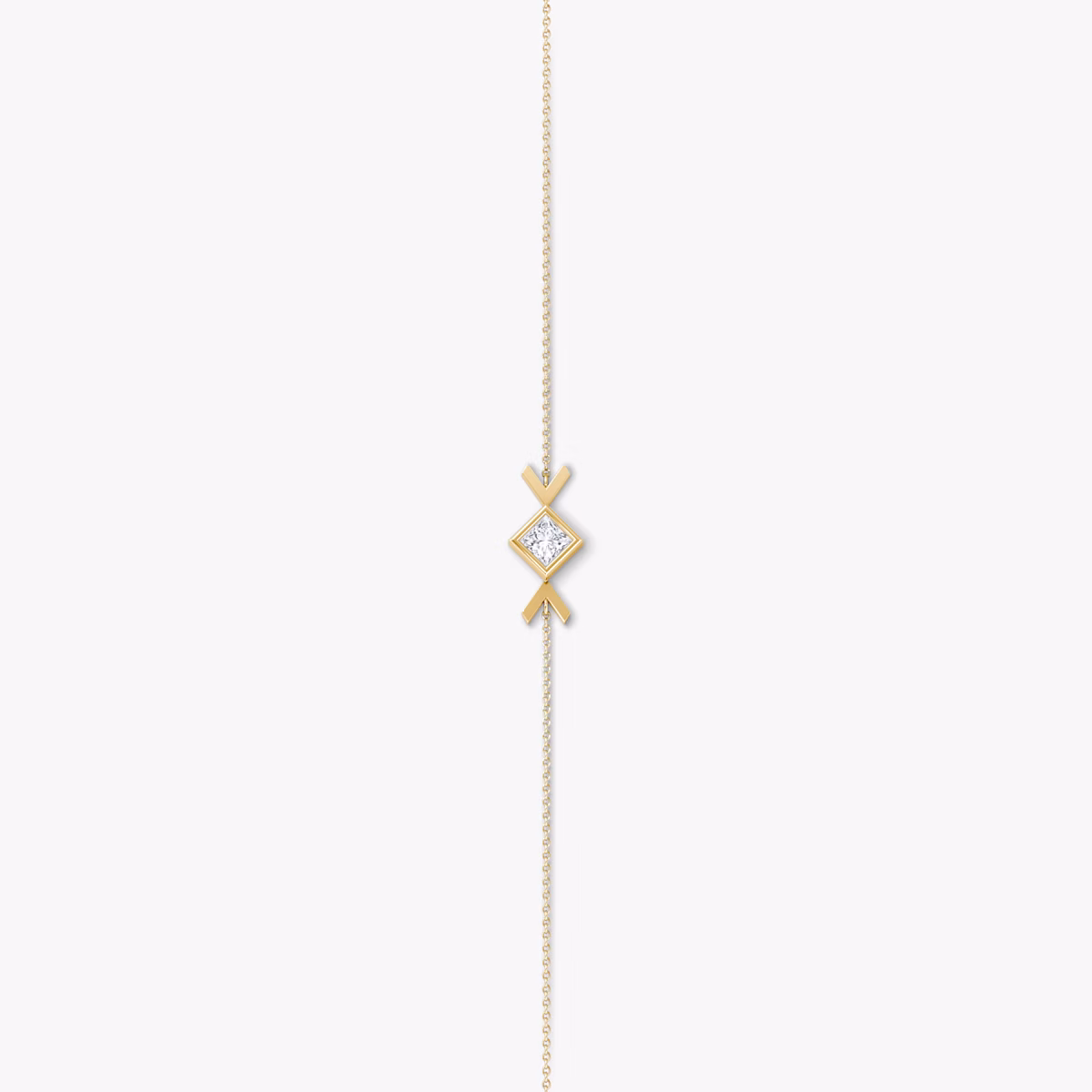 Arrow Bracelet | Princess | 14k | Yellow Gold | caratWeight: 0.25ct