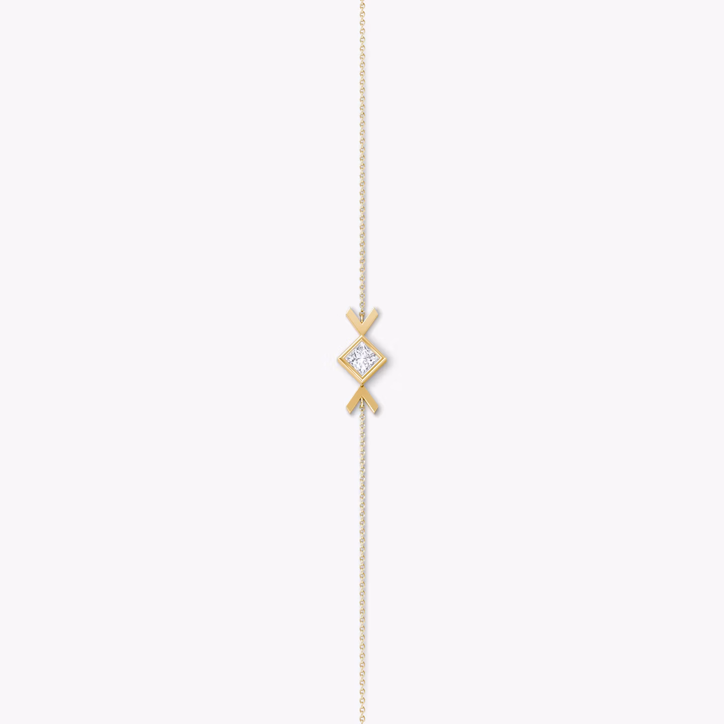 Arrow Bracelet | Princess | 14k | Yellow Gold | caratWeight: 0.25ct
