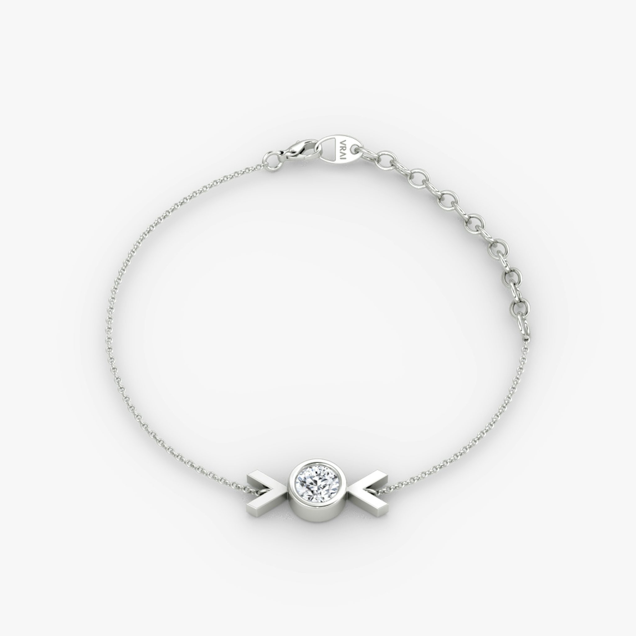 Arrow Bracelet | Round Brilliant | 14k | White Gold | caratWeight: 0.25ct
