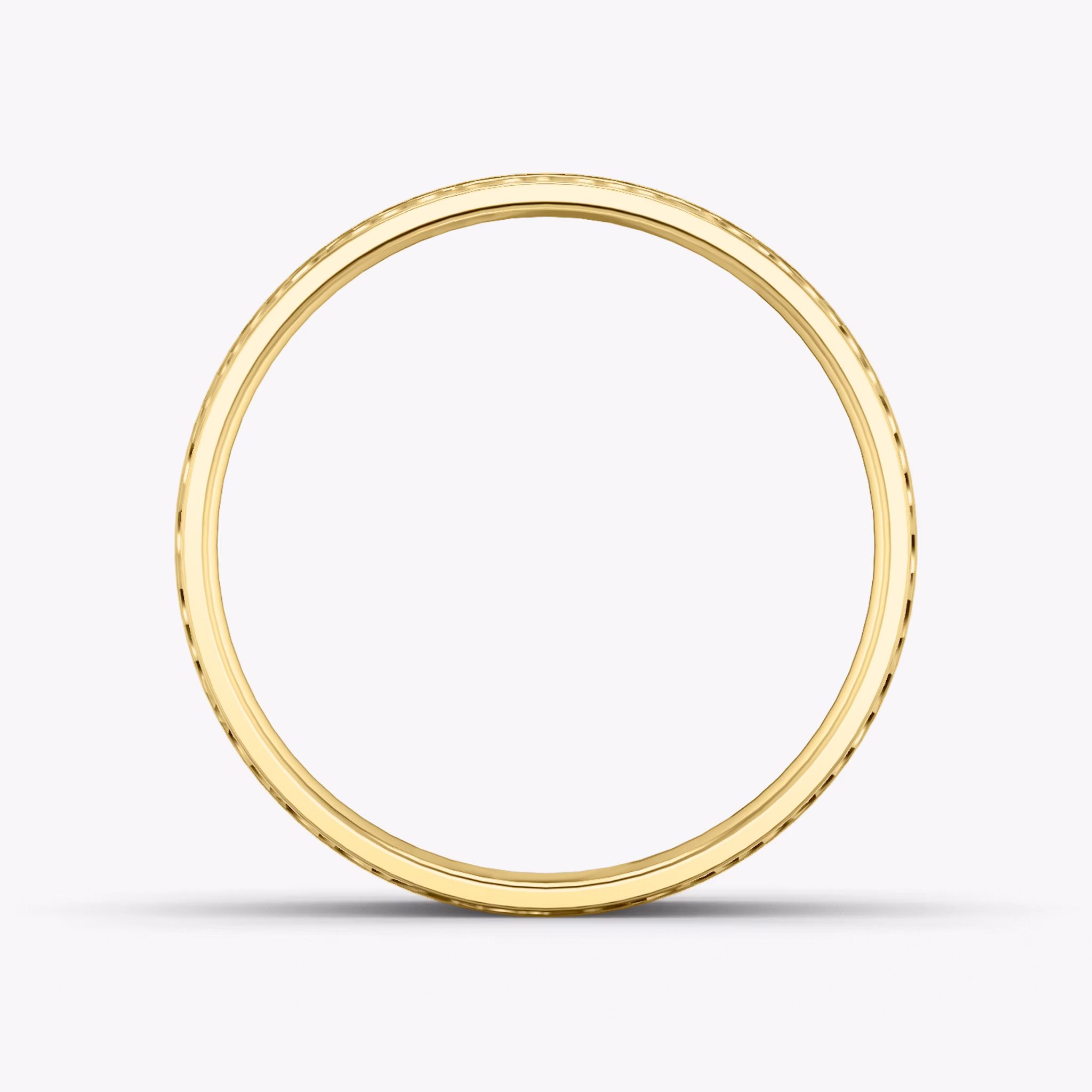 The Hammered Band | 18k | Yellow Gold | bandAccent: Plain | bandWidth: 4.5mm