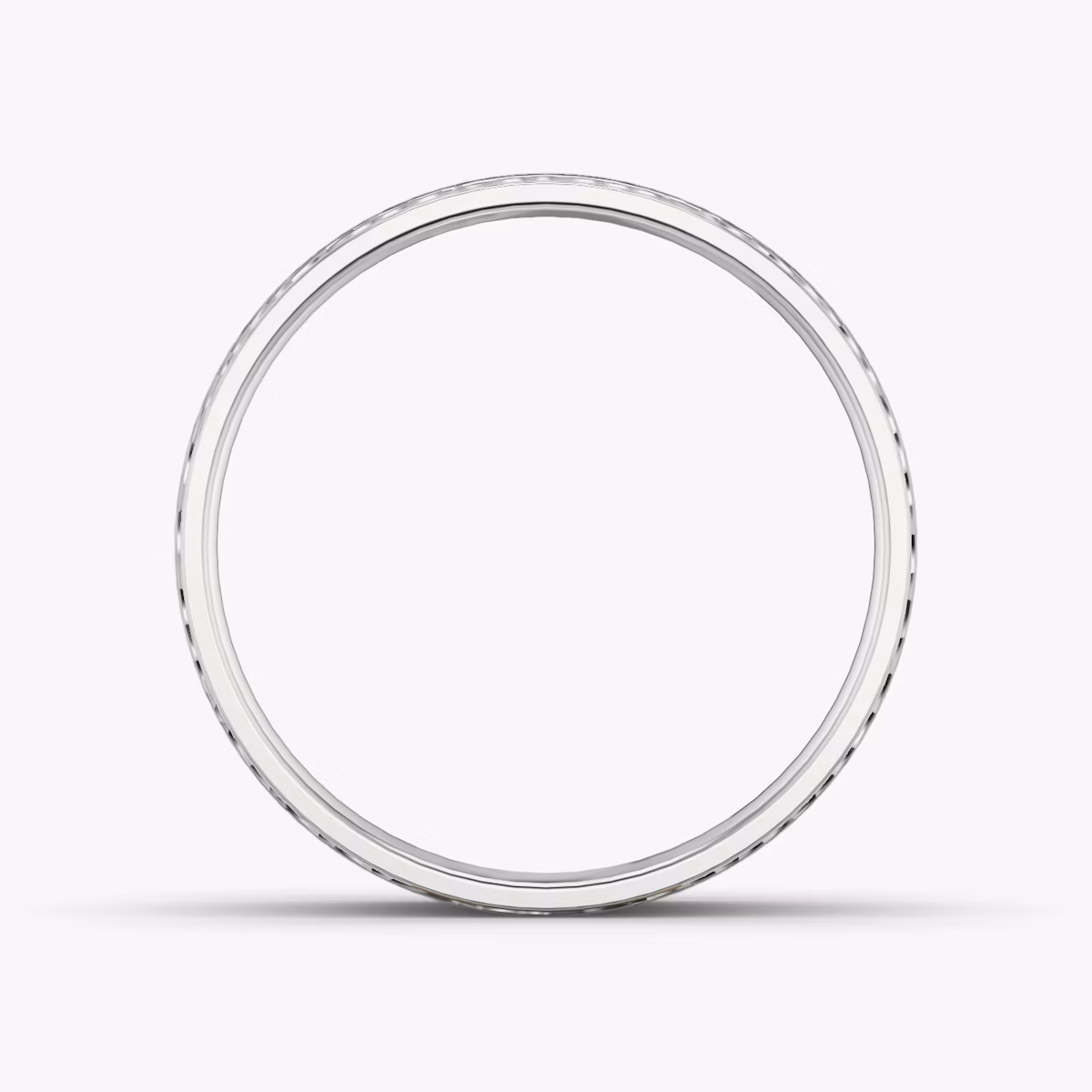 The Hammered Band | Platinum | bandAccent: Plain | bandWidth: 4.5mm