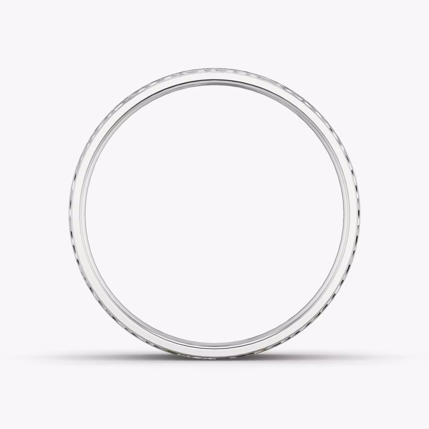 The Hammered Band | Platinum | bandAccent: Plain | bandWidth: 4.5mm