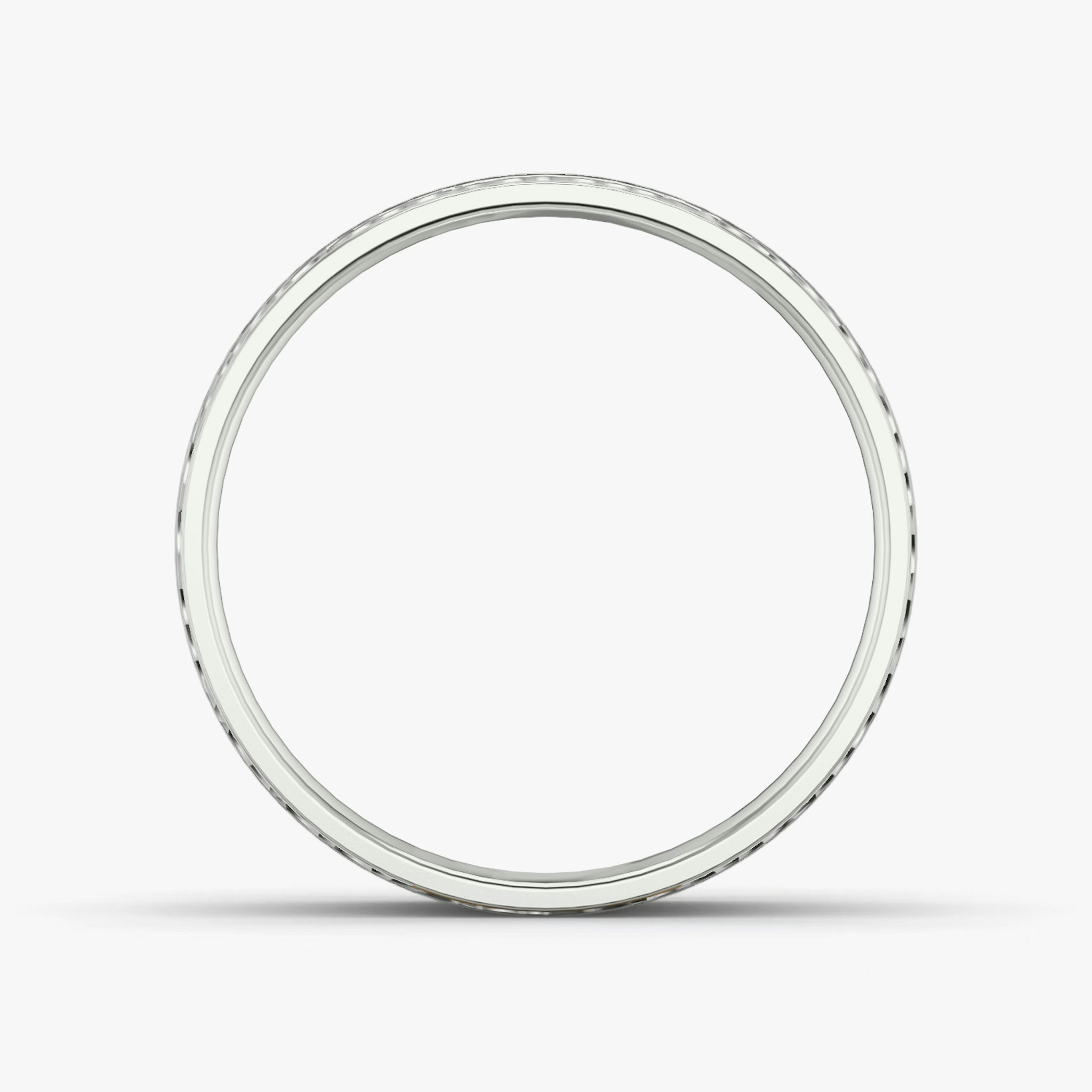 The Hammered Band | Platinum | bandAccent: Plain | bandWidth: 4.5mm