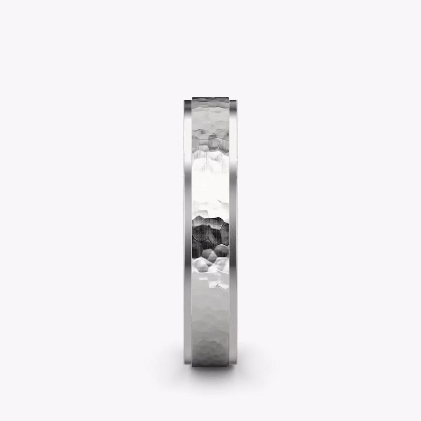 The Hammered Band | Platinum | bandAccent: Plain | bandWidth: 4.5mm
