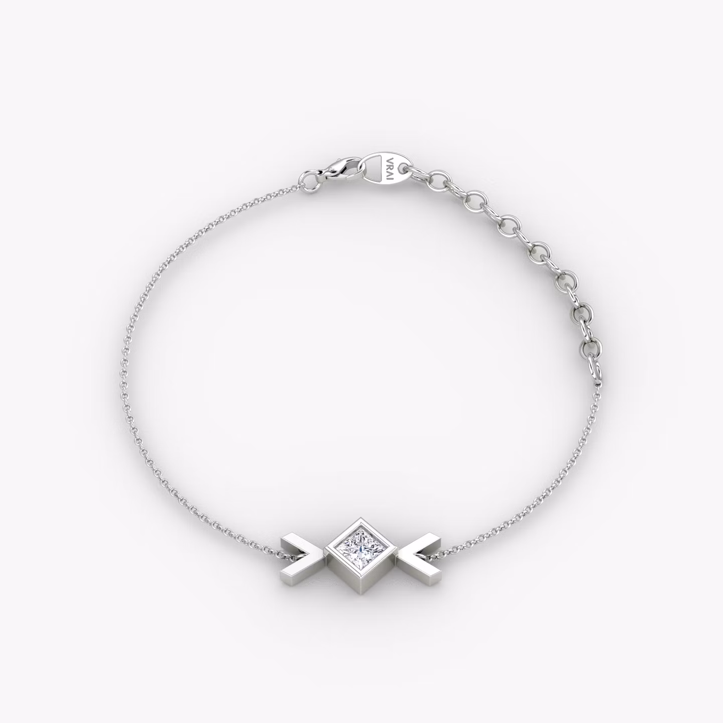 Arrow Bracelet Princess | White Gold