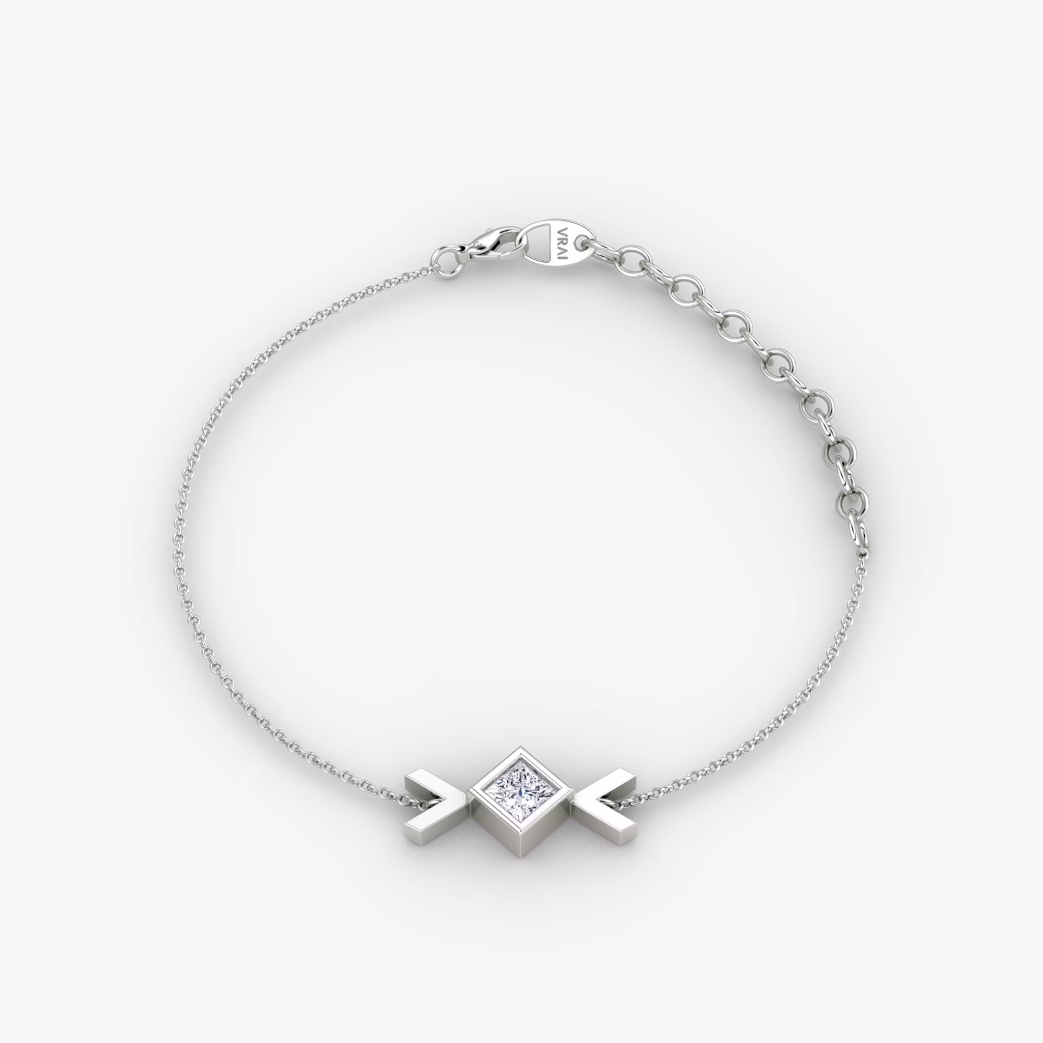 Arrow Bracelet Princess | White Gold