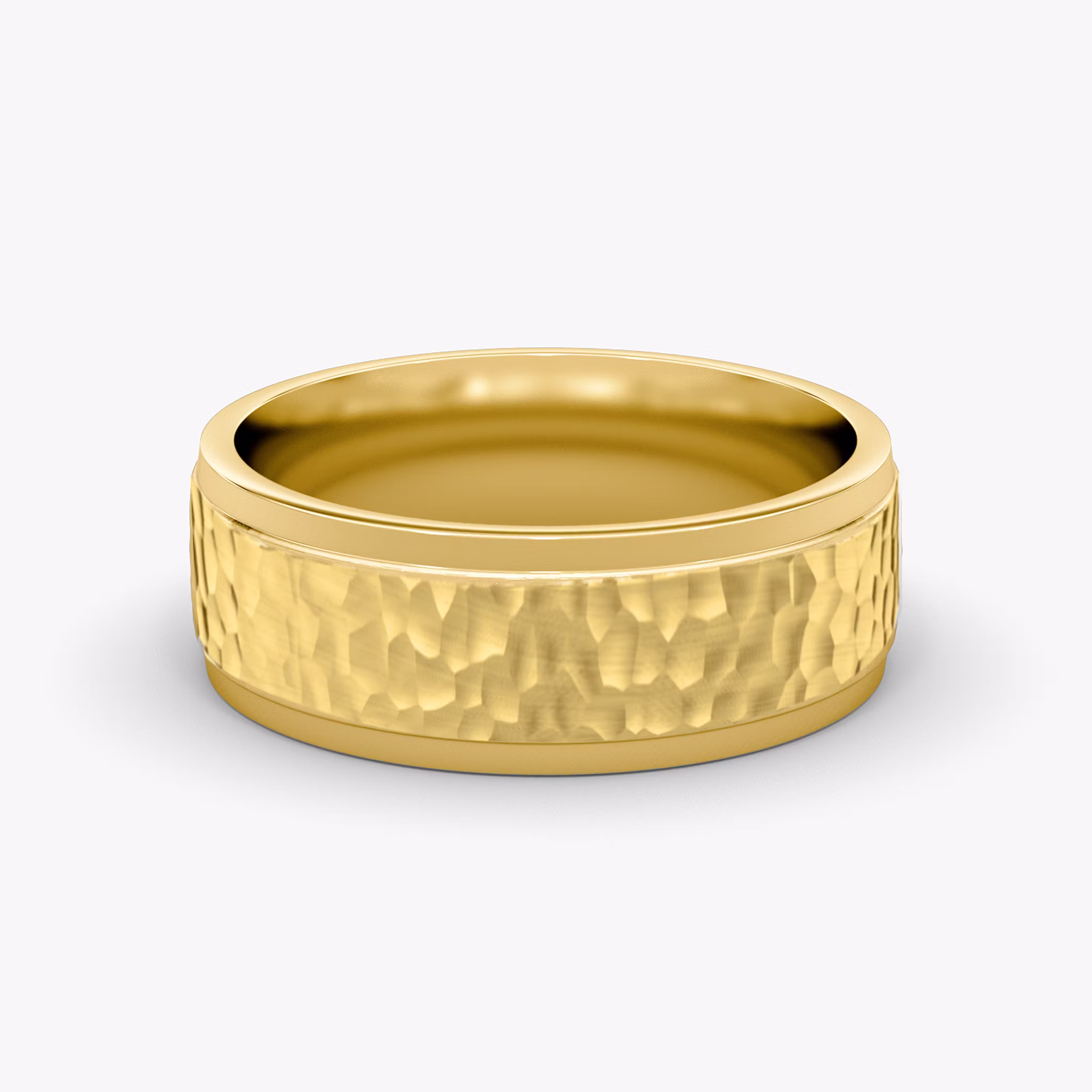 The Hammered Band | Yellow Gold