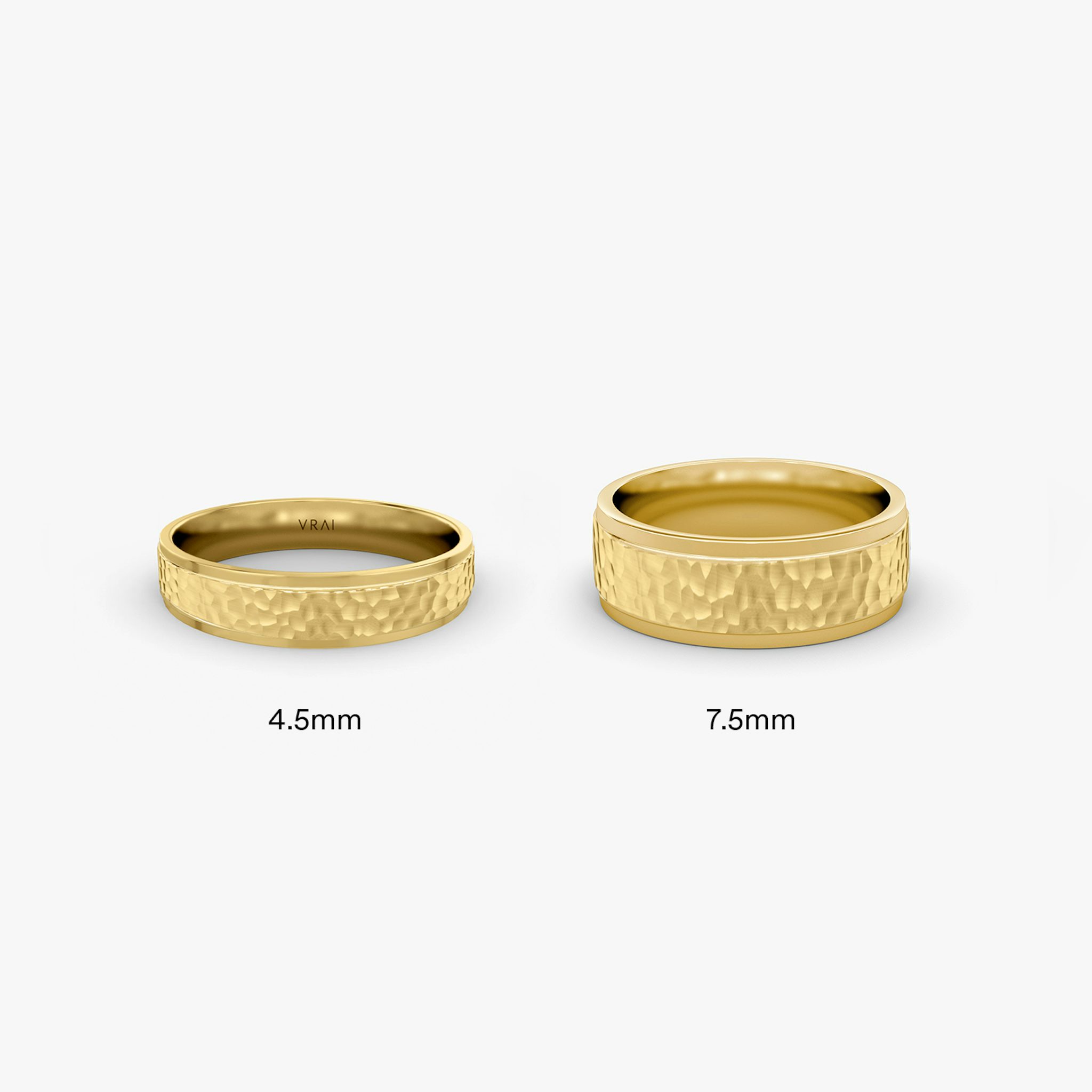 La Alianza Hammered | 18k | Oro amarillo | bandWidth: 7.5mm