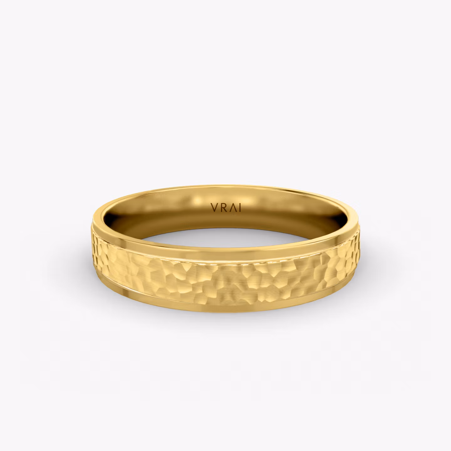 The Hammered Band  | Yellow Gold