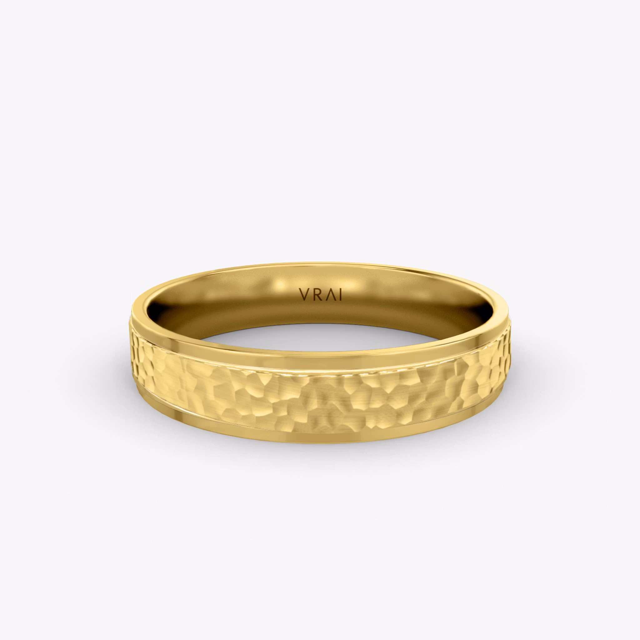 The Hammered Band | Yellow Gold