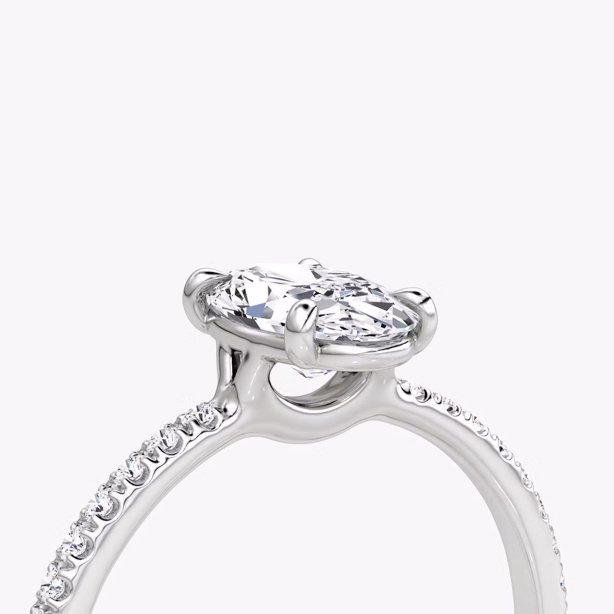 The Signature | Moval | Platinum | bandAccent: Pavé | bandWidth: standard | excludeFromFeed: null | hiddenHalo: no | diamondOrientation: vertical | caratWeight: other