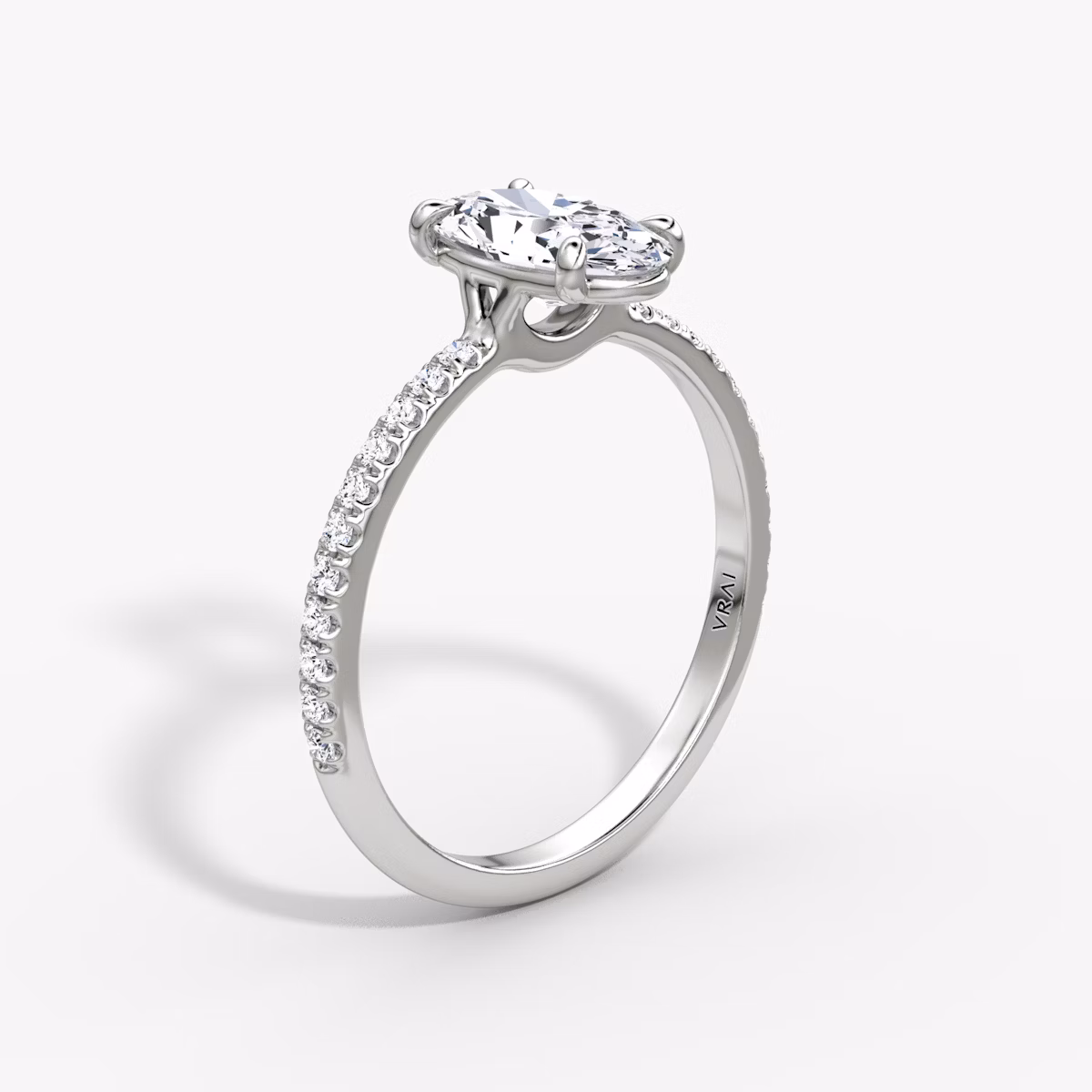 The Signature | Moval | Platinum | bandAccent: Pavé | bandWidth: standard | excludeFromFeed: null | hiddenHalo: no | diamondOrientation: vertical | caratWeight: other