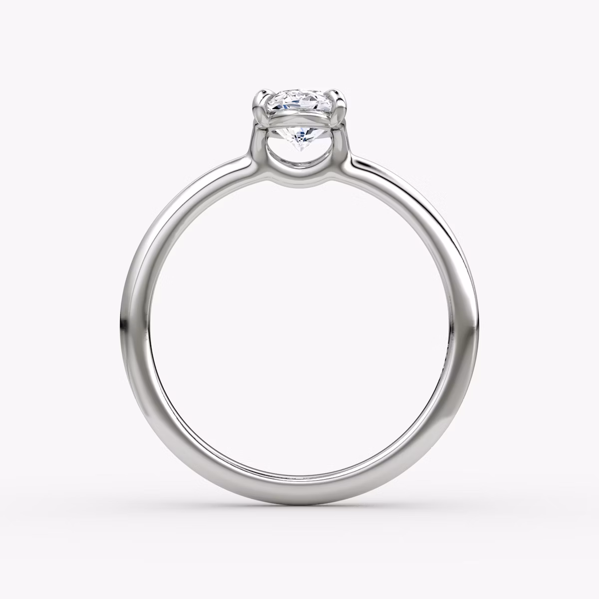 The Signature | Moval | 18k | White Gold | bandAccent: Plain | bandWidth: standard | excludeFromFeed: null | hiddenHalo: no | diamondOrientation: vertical | caratWeight: other