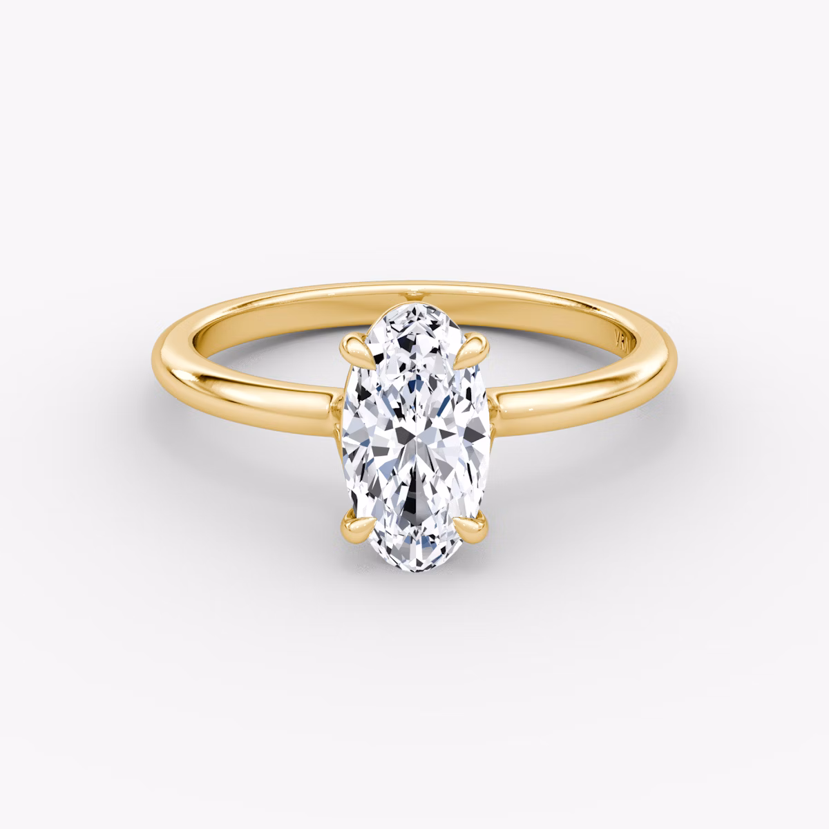 The Signature | Moval | 18k | Yellow Gold | bandAccent: Plain | bandWidth: standard | excludeFromFeed: null | hiddenHalo: no | diamondOrientation: vertical | caratWeight: other