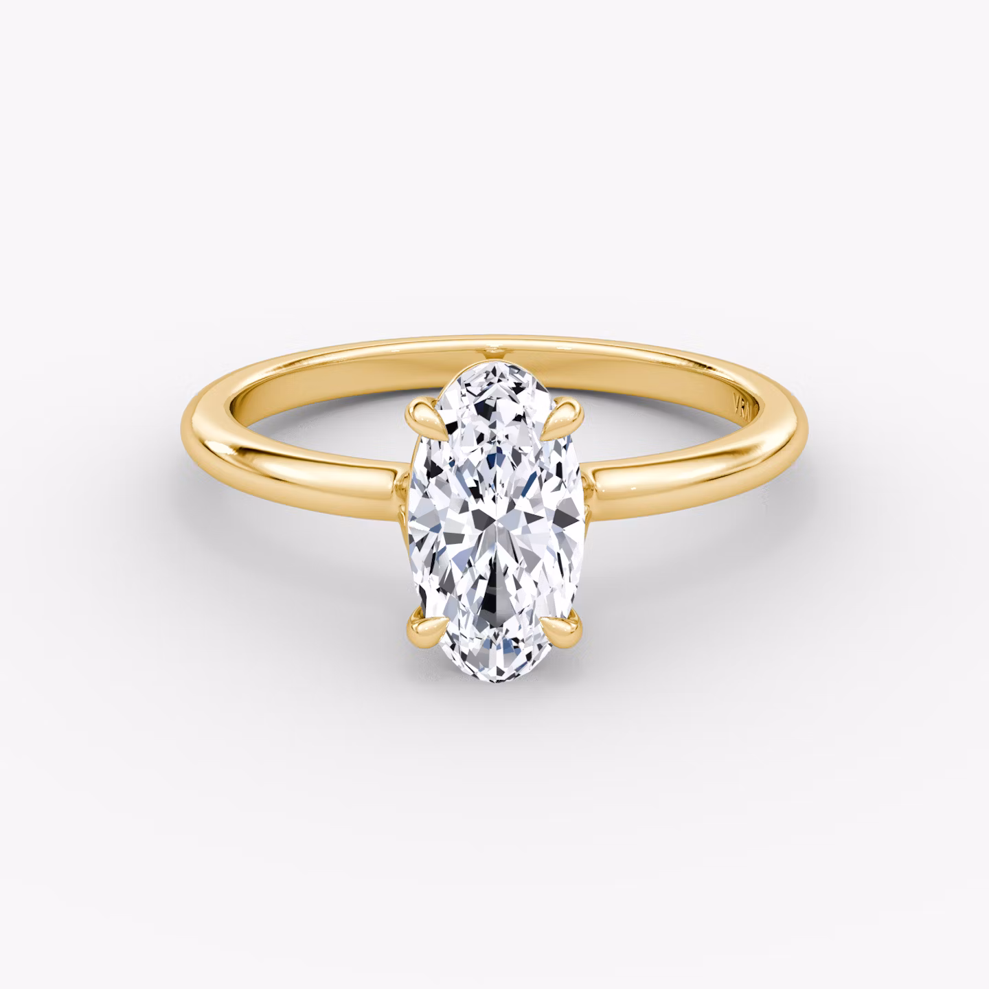 The Signature | Moval | 18k | Yellow Gold | bandAccent: Plain | bandWidth: standard | excludeFromFeed: null | hiddenHalo: no | diamondOrientation: vertical | caratWeight: other
